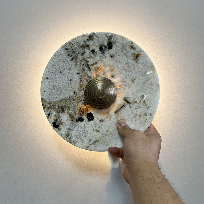 Evraeel Nordic Art Marmor Wandleuchte-Letslighting