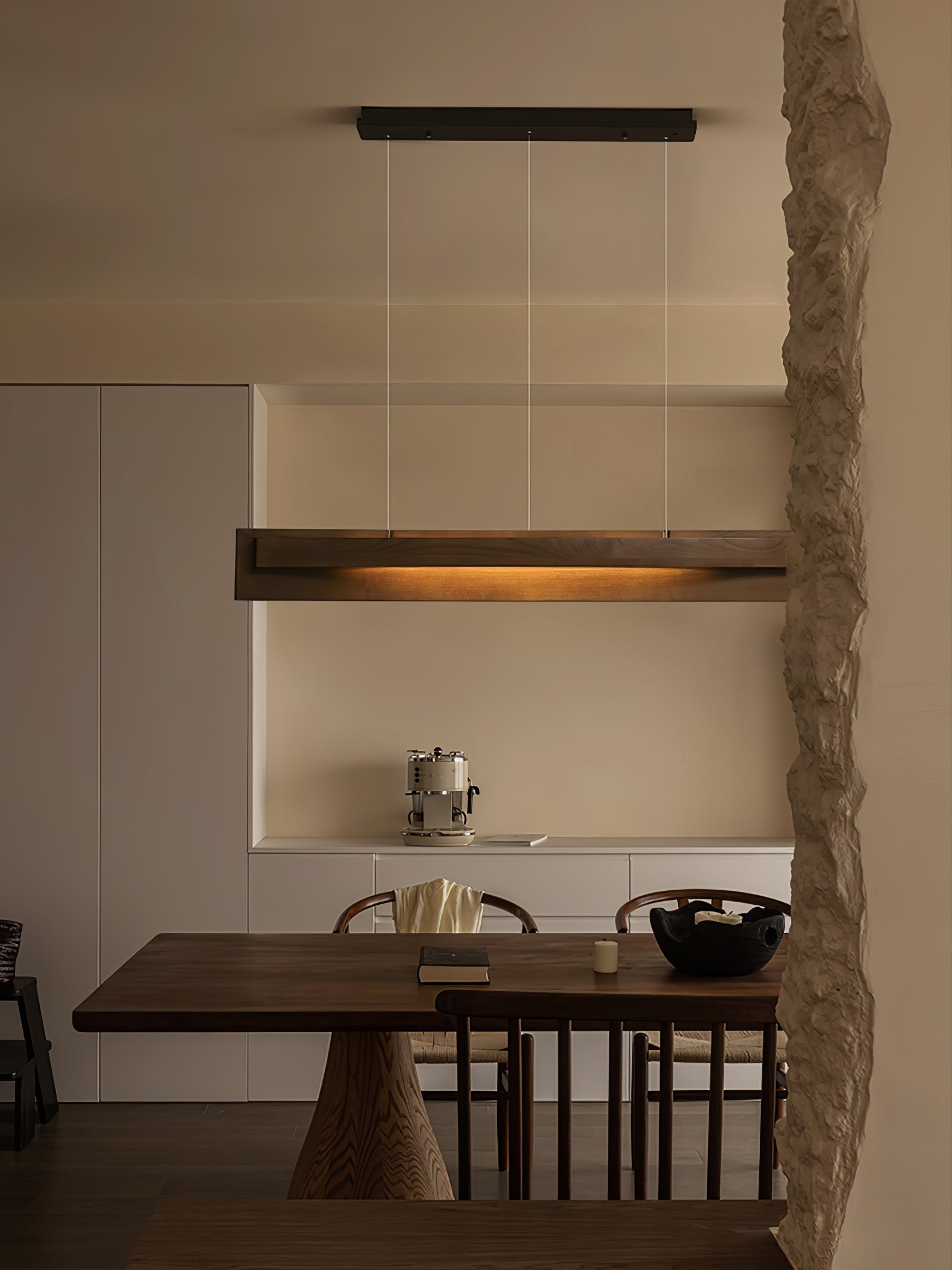 Zaraeyra Minimalistisch Holz Pendelleuchte-Letslighting