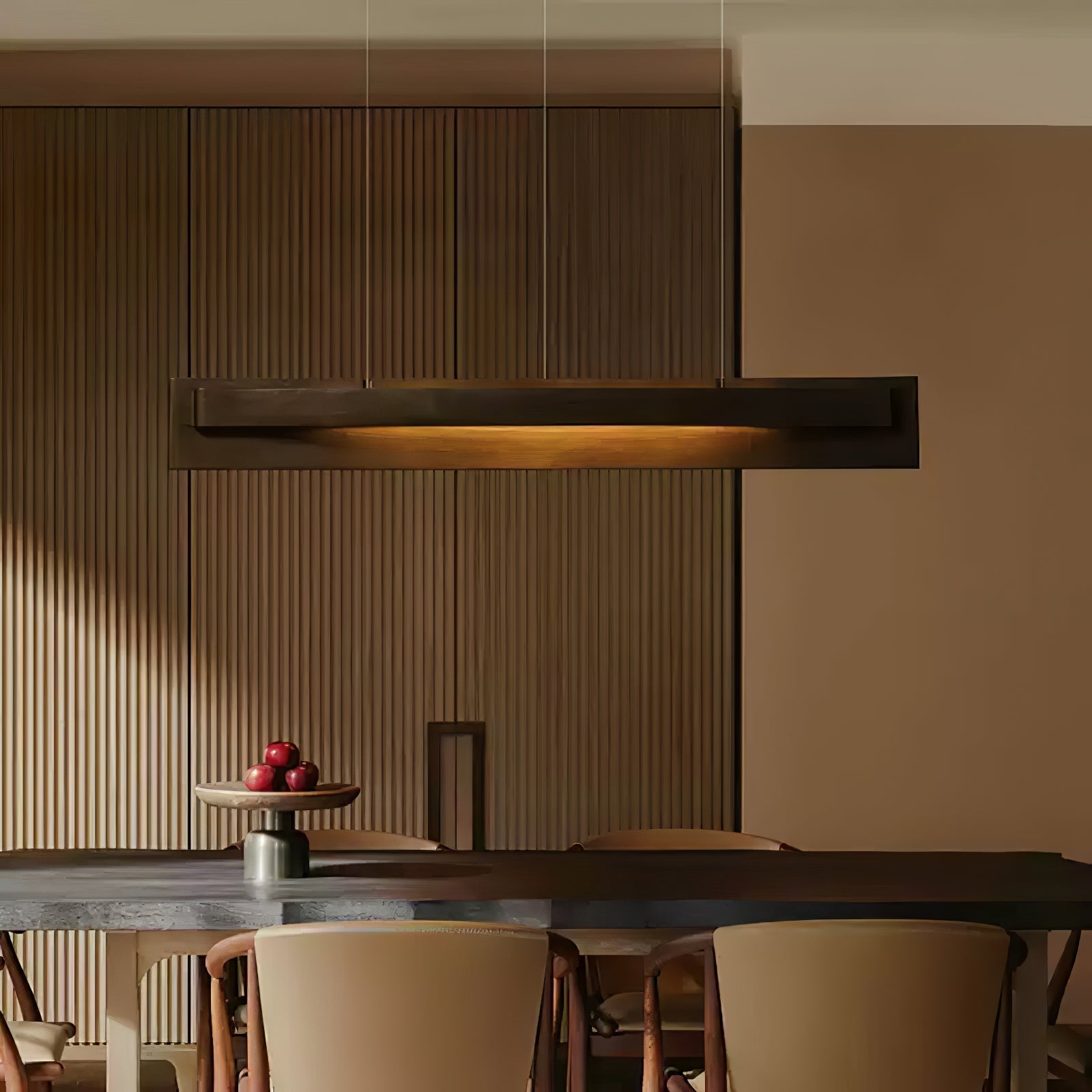 Zaraeyra Minimalistisch Holz Pendelleuchte-Letslighting