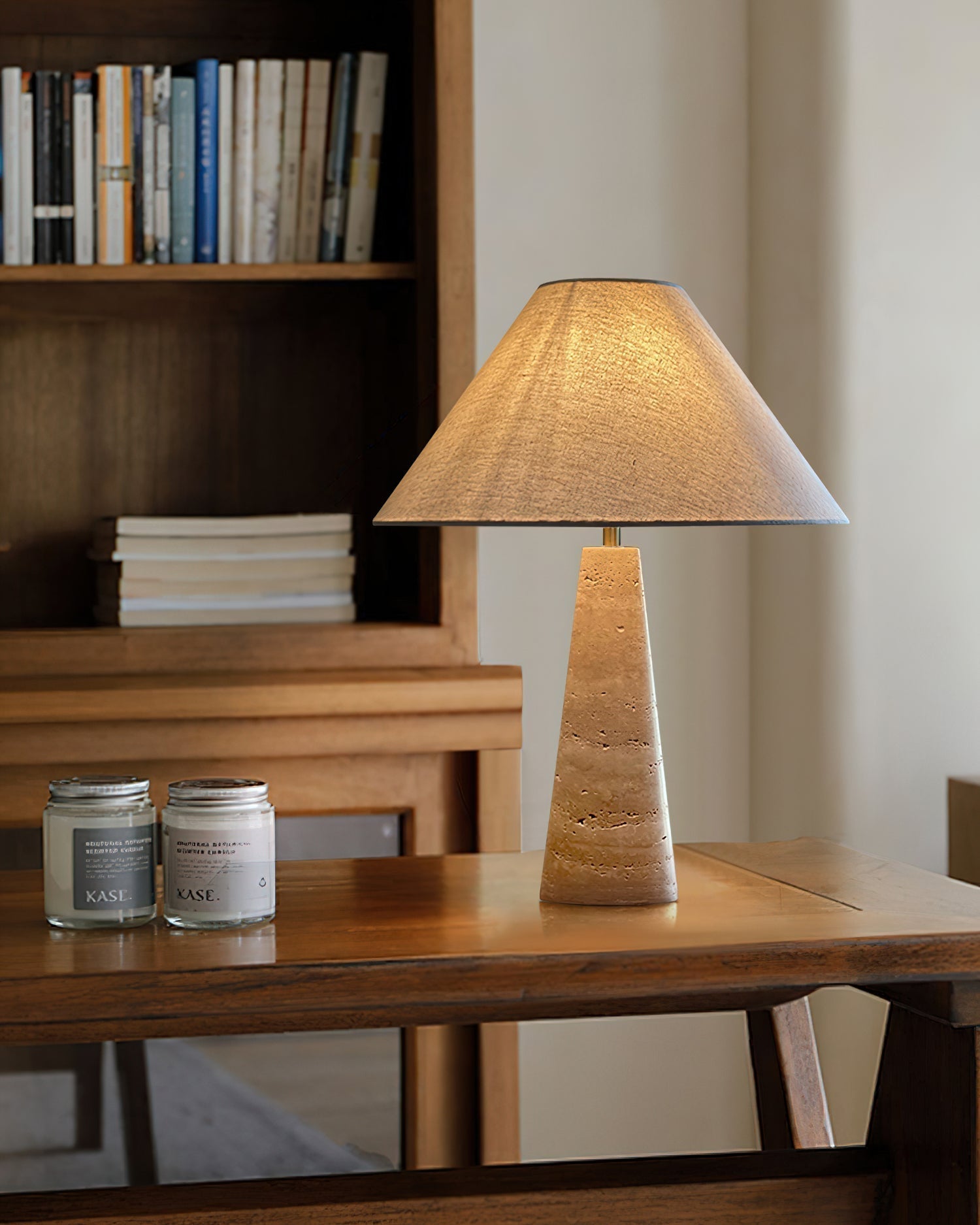 Lulu Travertine Table Lamp - Letslighting