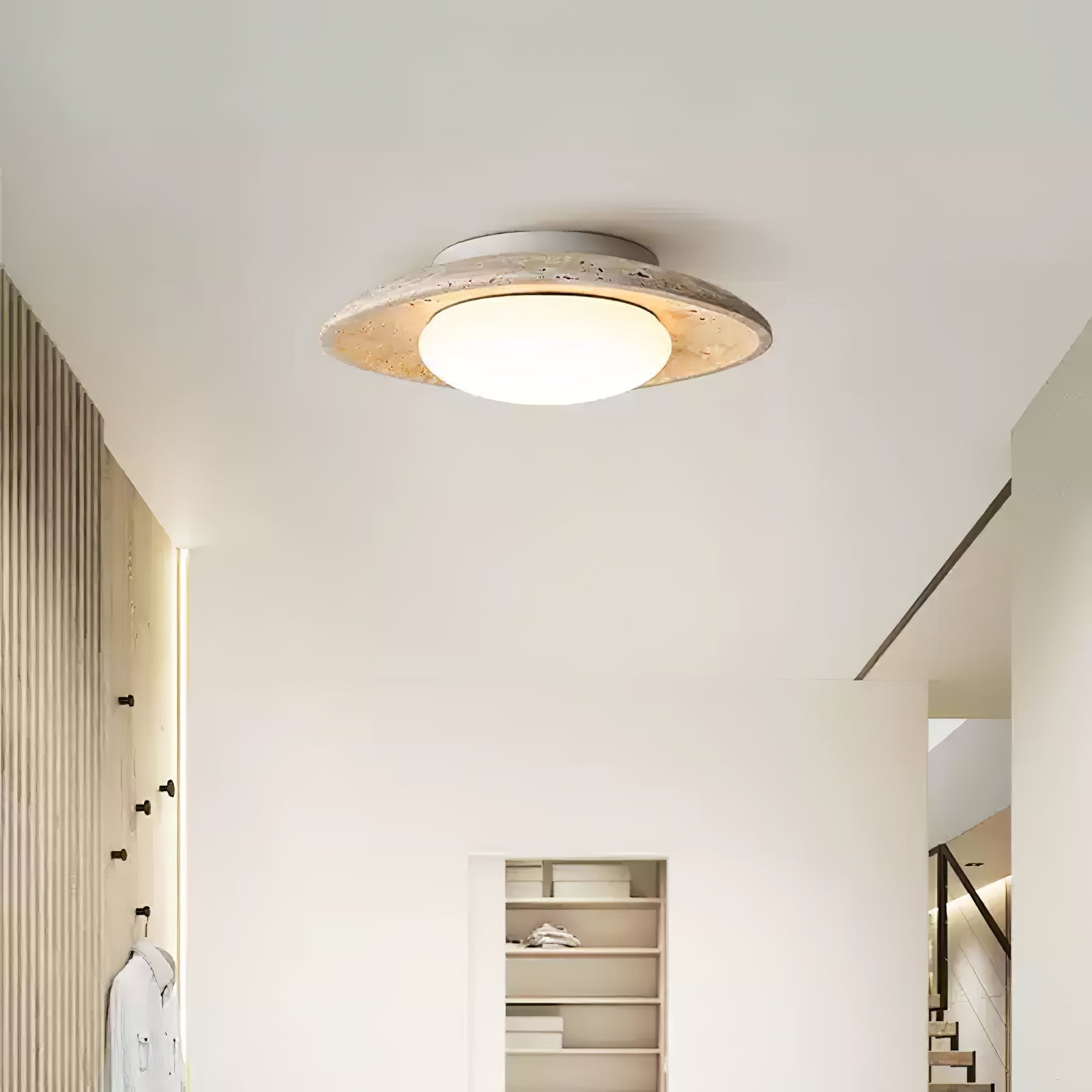 Lena Travertine Ceiling Light - Neutralighting
