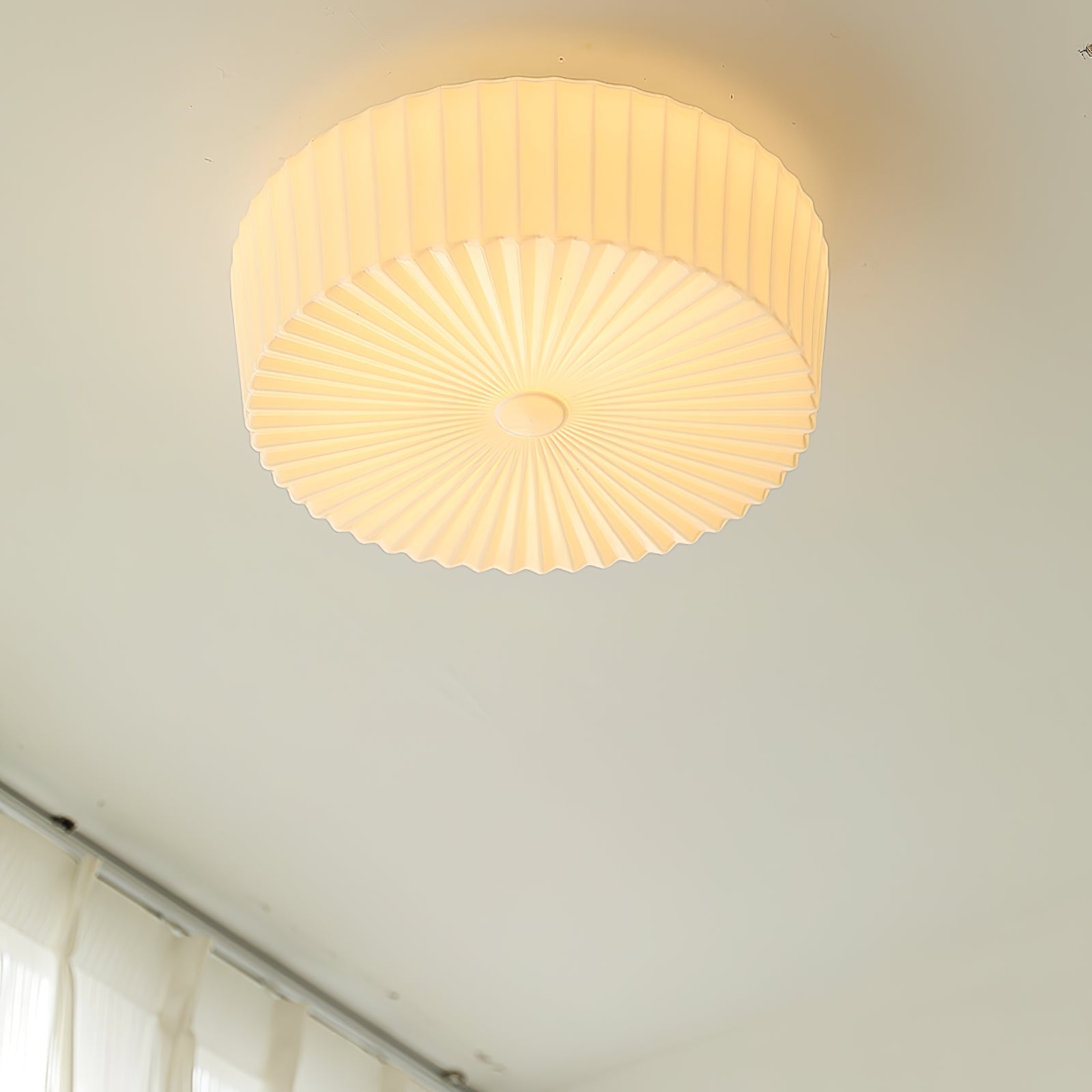 Lustra Deckenleuchte Drum Glas Radiant-Letslighting