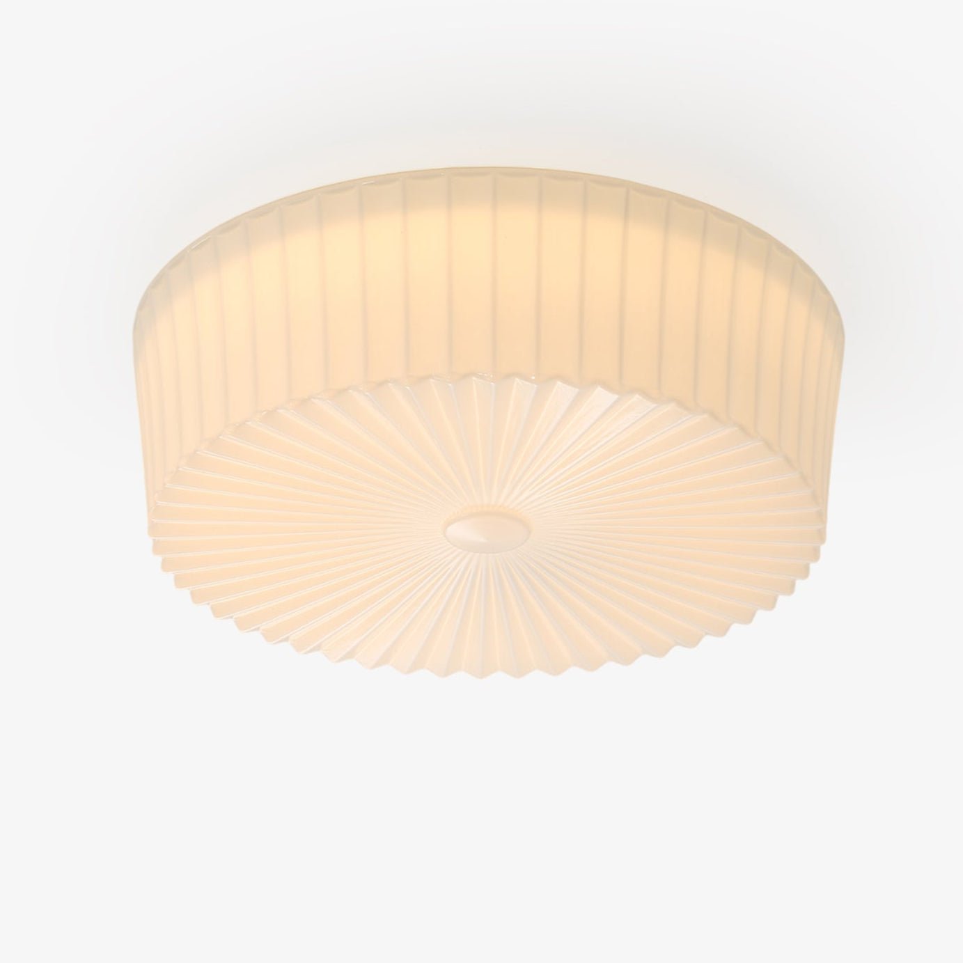 Lustra Deckenleuchte Drum Glas Radiant-Letslighting