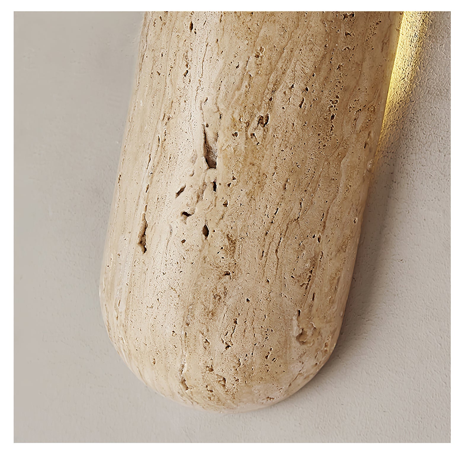 Elraeila Rustic Travertine Wall Light - Neutralighting