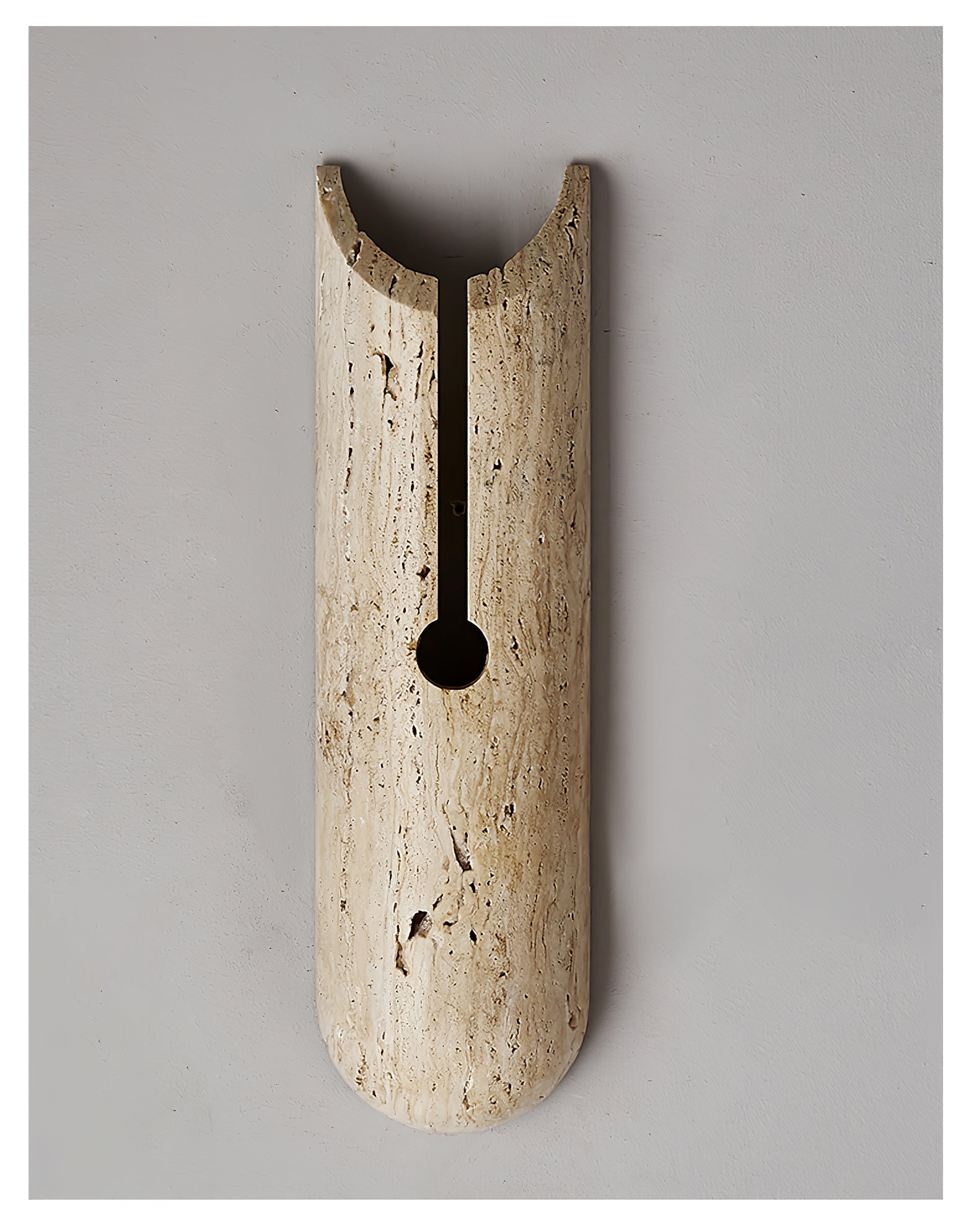 Elraeila Rustic Travertine Wall Light - Neutralighting