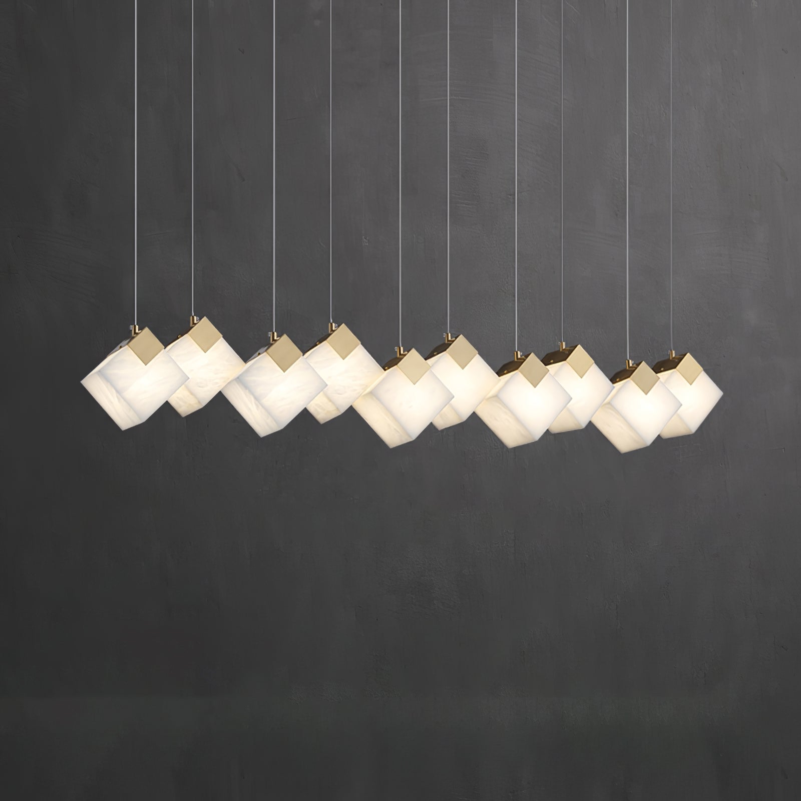 Vevariel Linear Alabaster Pendant Light - Neutralighting