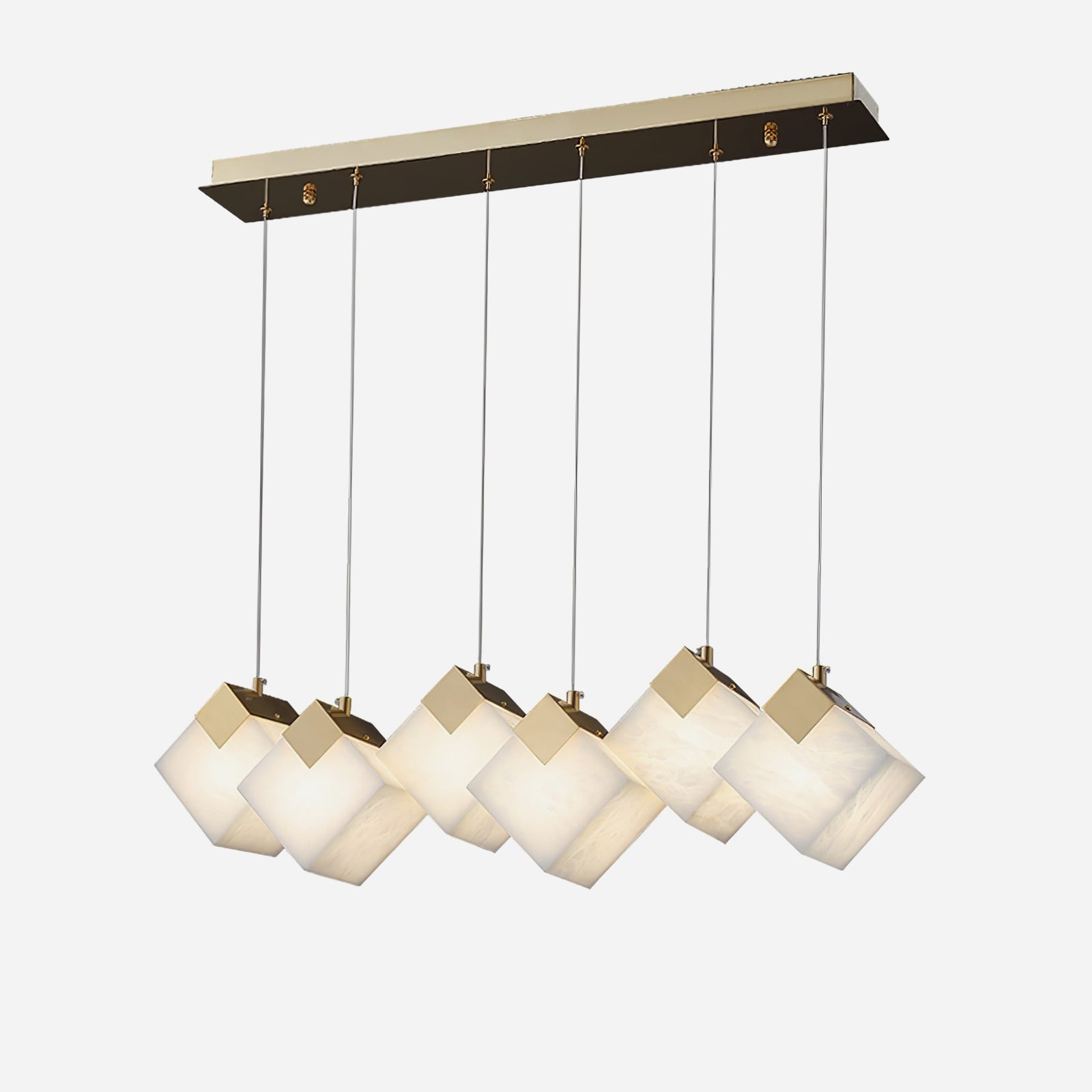 Vevariel Linear Alabaster Pendant Light - Neutralighting