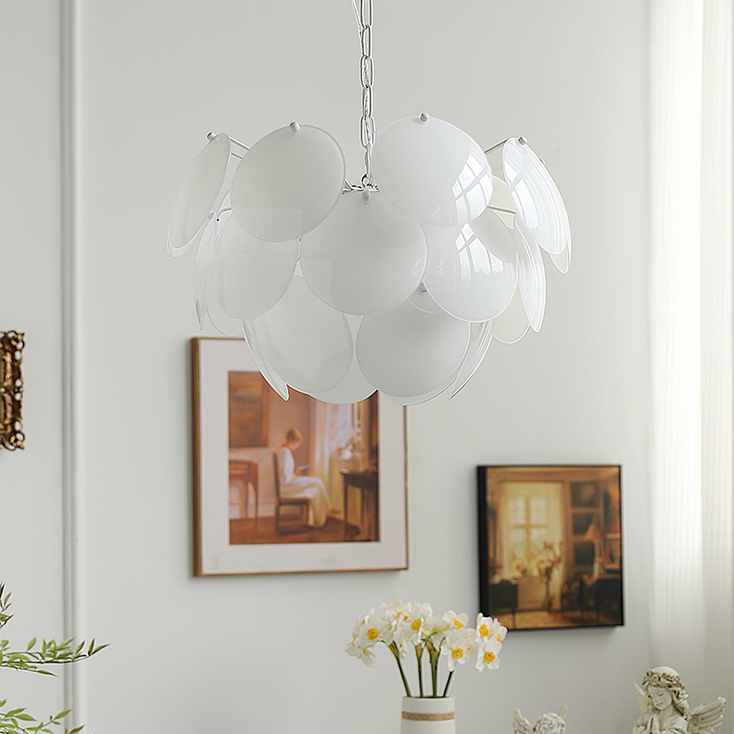 Sophia Minimalistischer Glas-Kronleuchter-Letslighting
