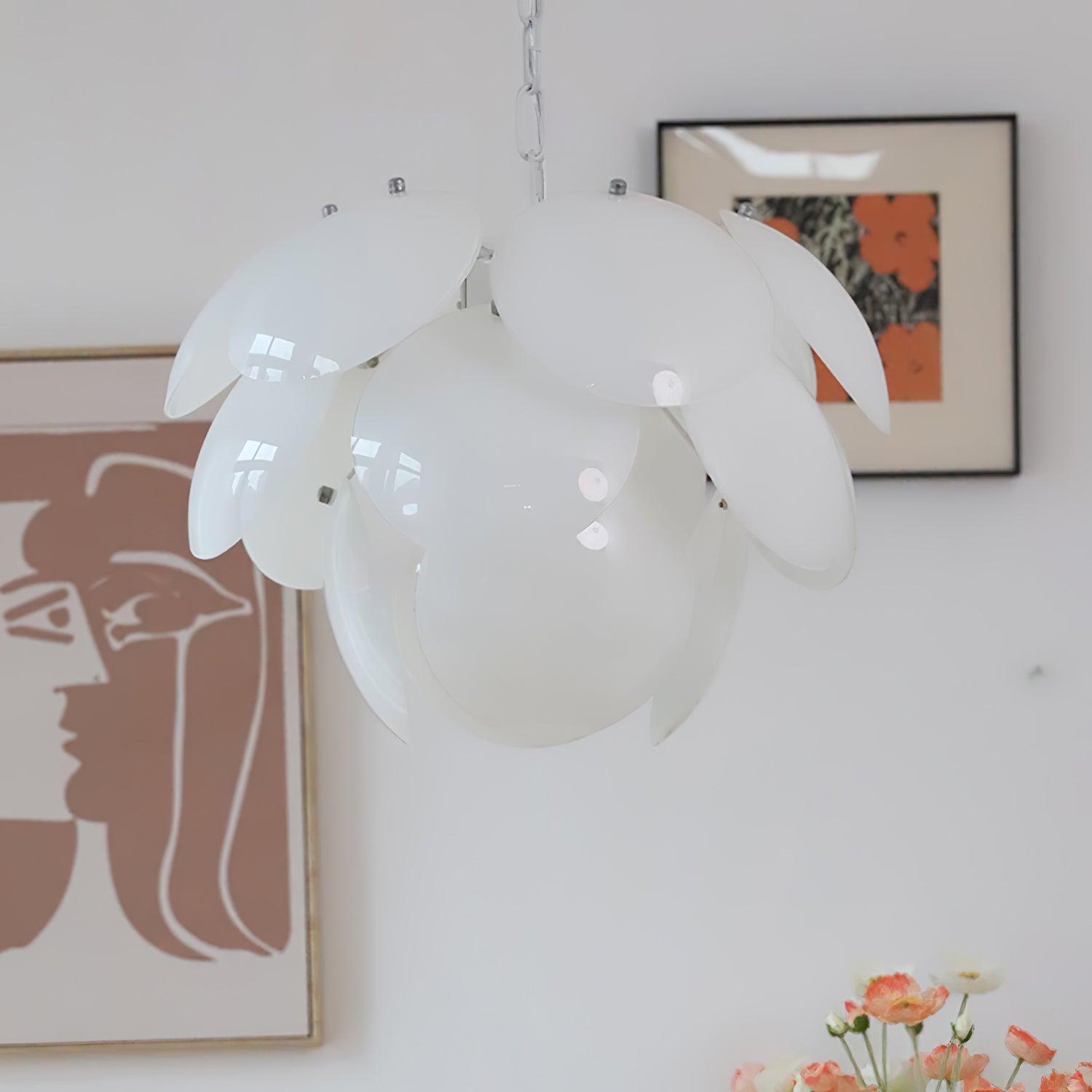 Sophia Minimalistischer Glas-Kronleuchter-Letslighting
