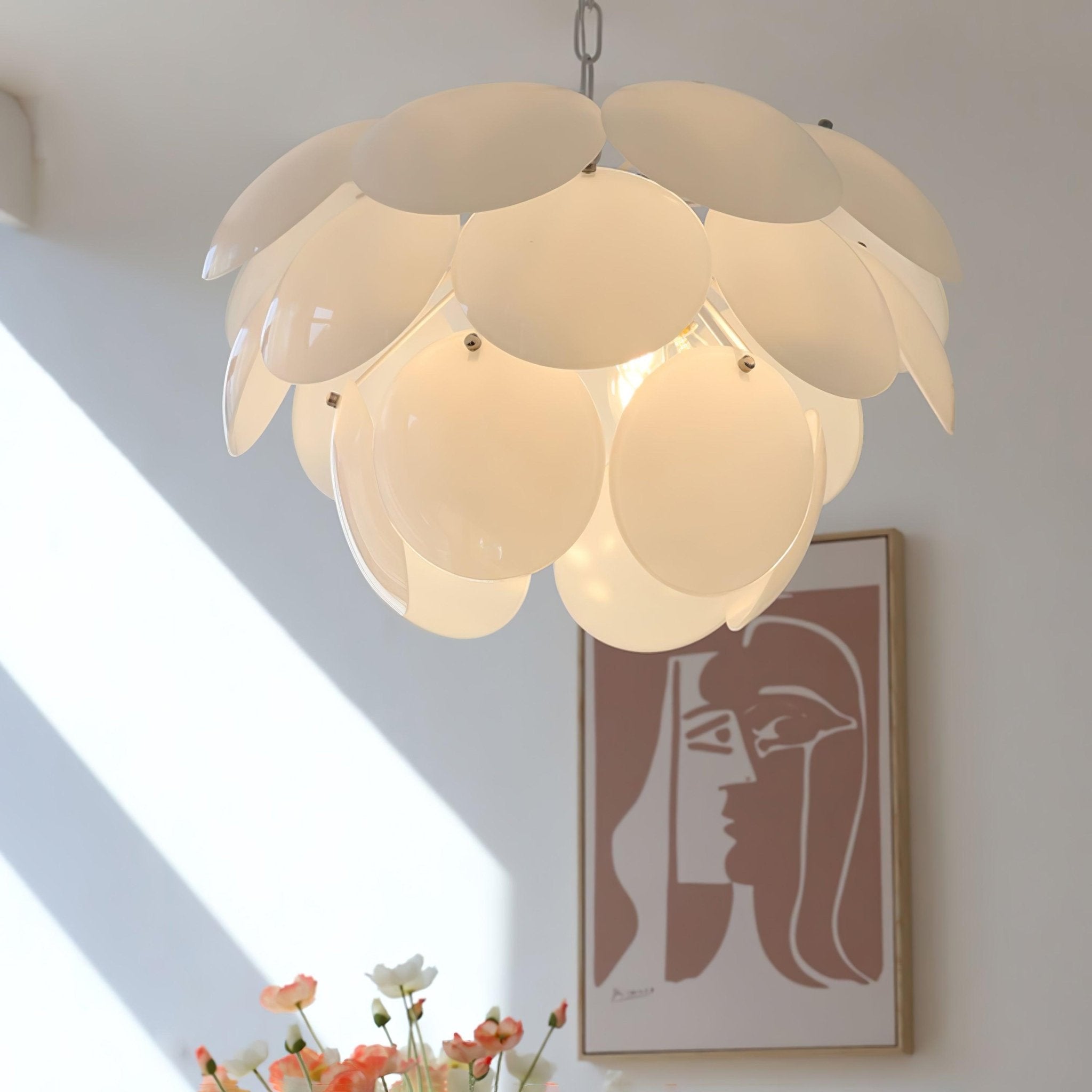 Sophia Minimalistischer Glas-Kronleuchter-Letslighting