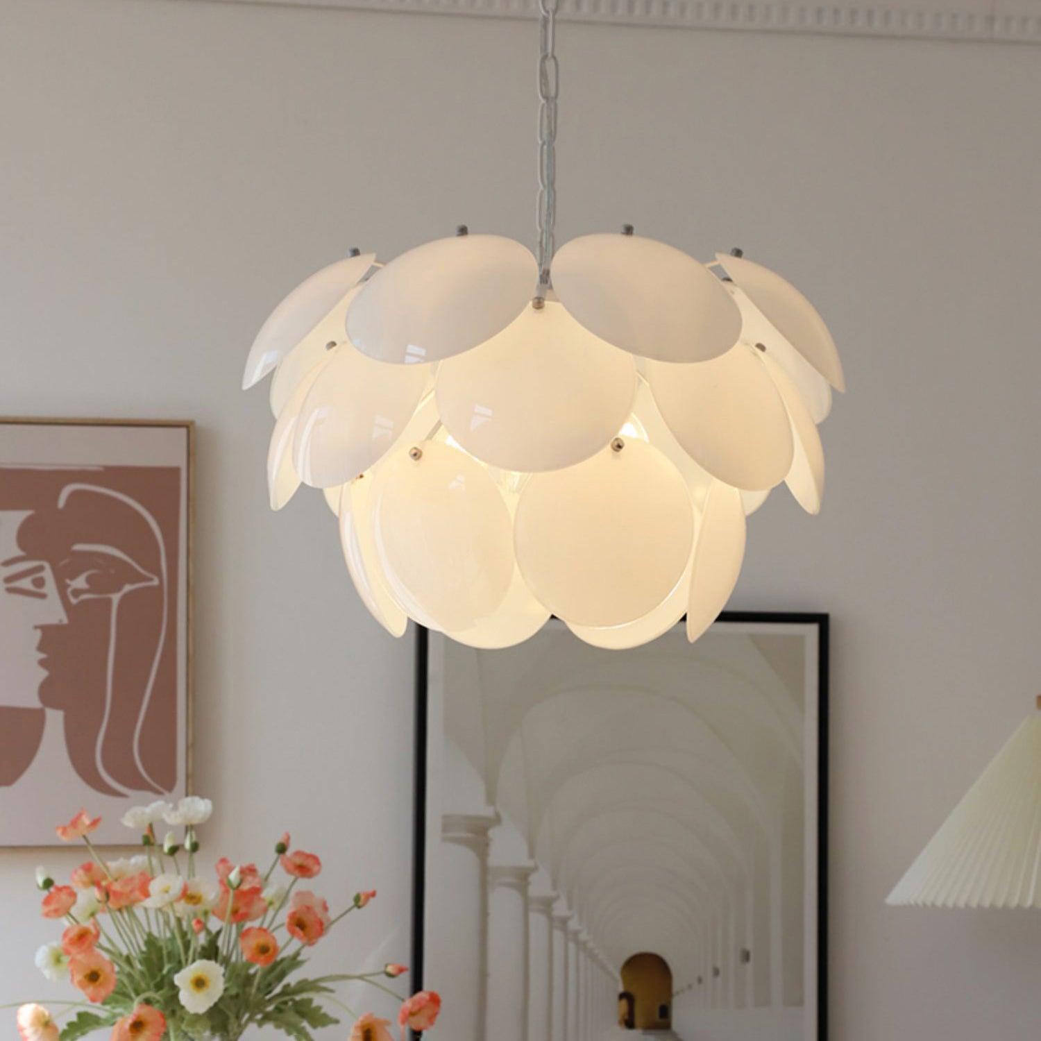 Sophia Minimalistischer Glas-Kronleuchter-Letslighting