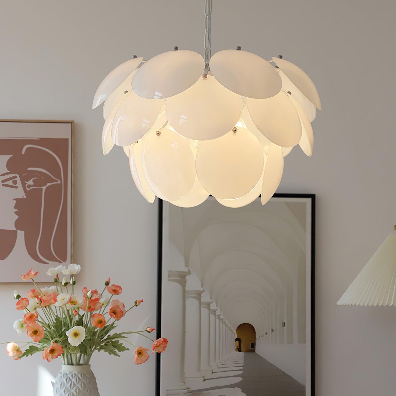 Sophia Minimalistischer Glas-Kronleuchter-Letslighting