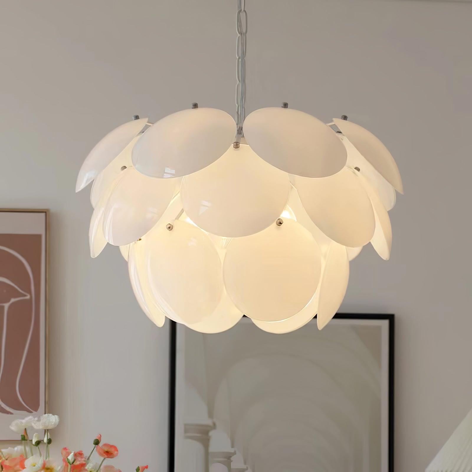 Sophia Minimalistischer Glas-Kronleuchter-Letslighting
