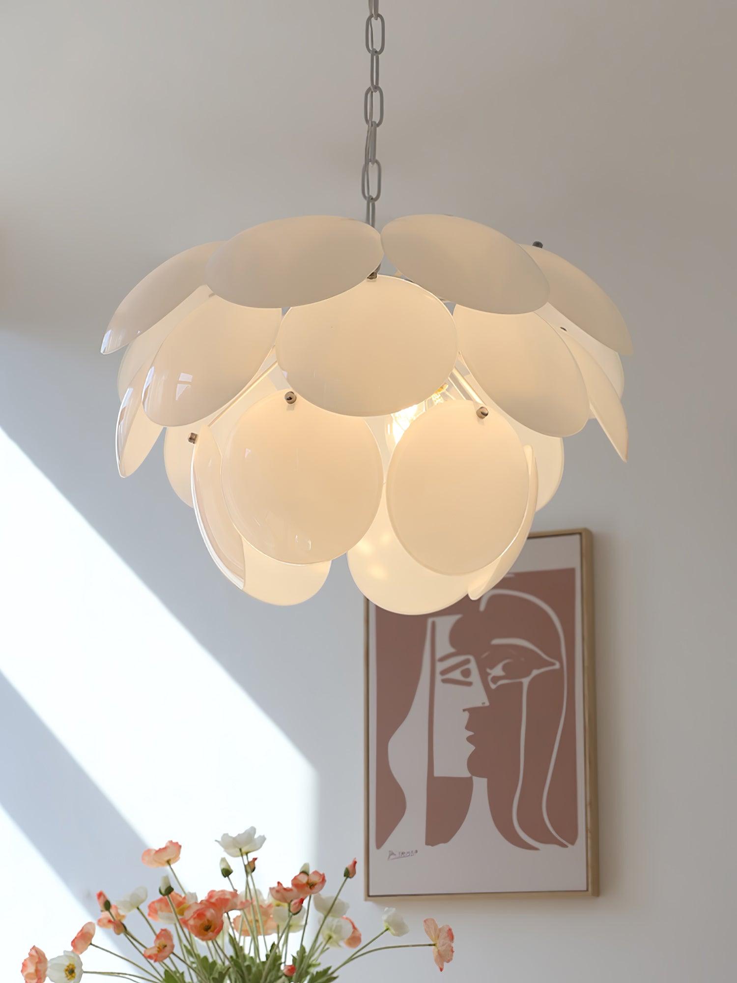 Sophia Minimalistischer Glas-Kronleuchter-Letslighting