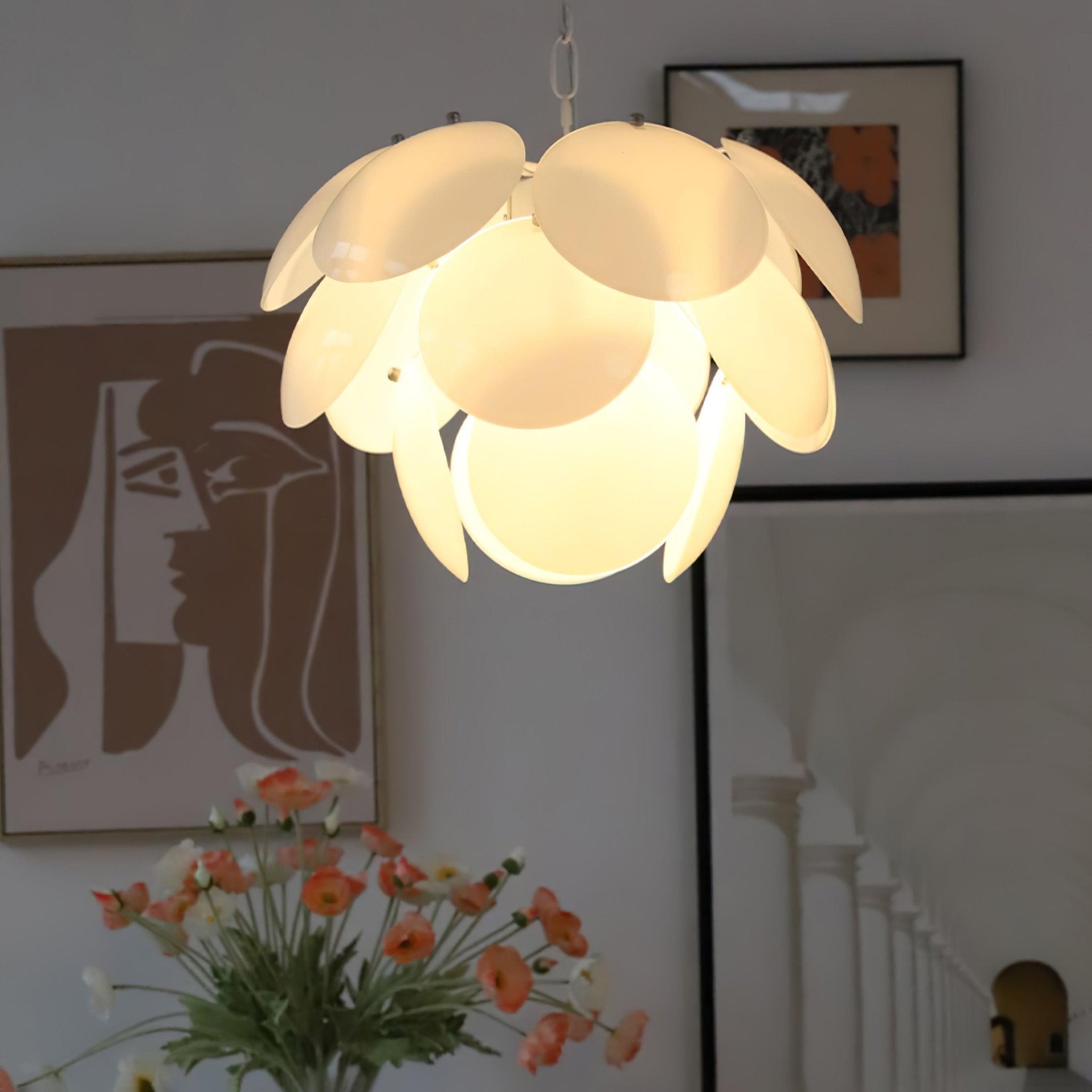 Sophia Minimalistischer Glas-Kronleuchter-Letslighting