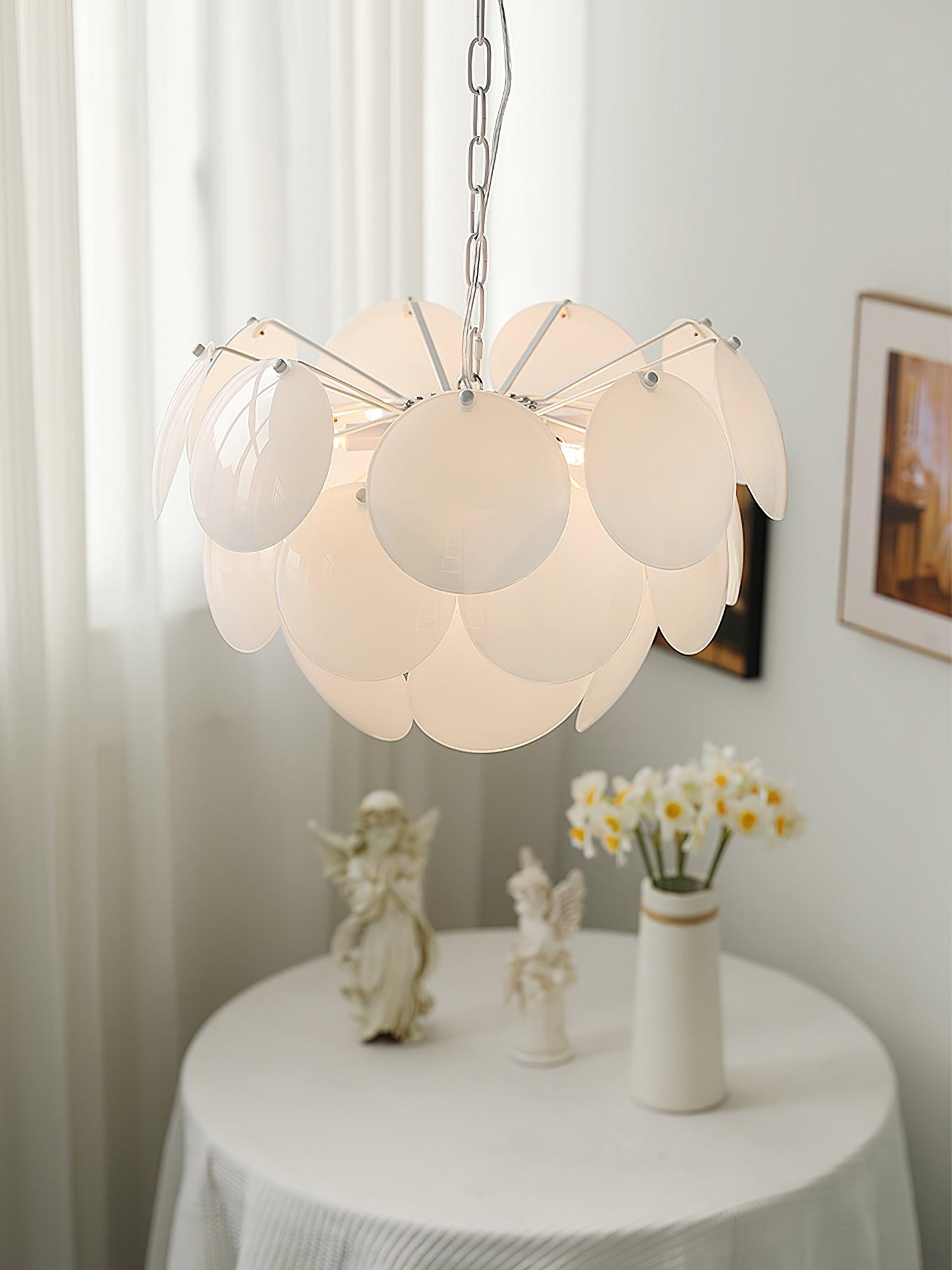 Sophia Minimalistischer Glas-Kronleuchter-Letslighting