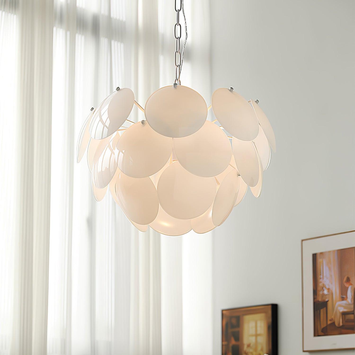 Sophia Minimalistischer Glas-Kronleuchter-Letslighting