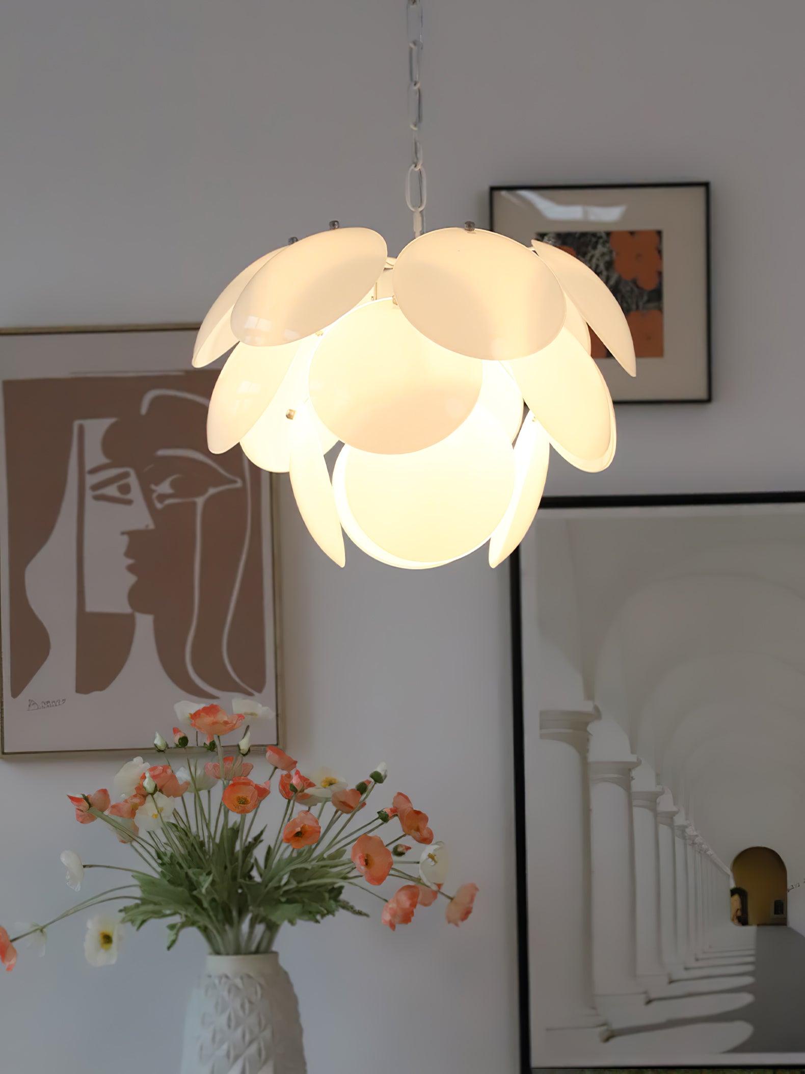Sophia Minimalistischer Glas-Kronleuchter-Letslighting
