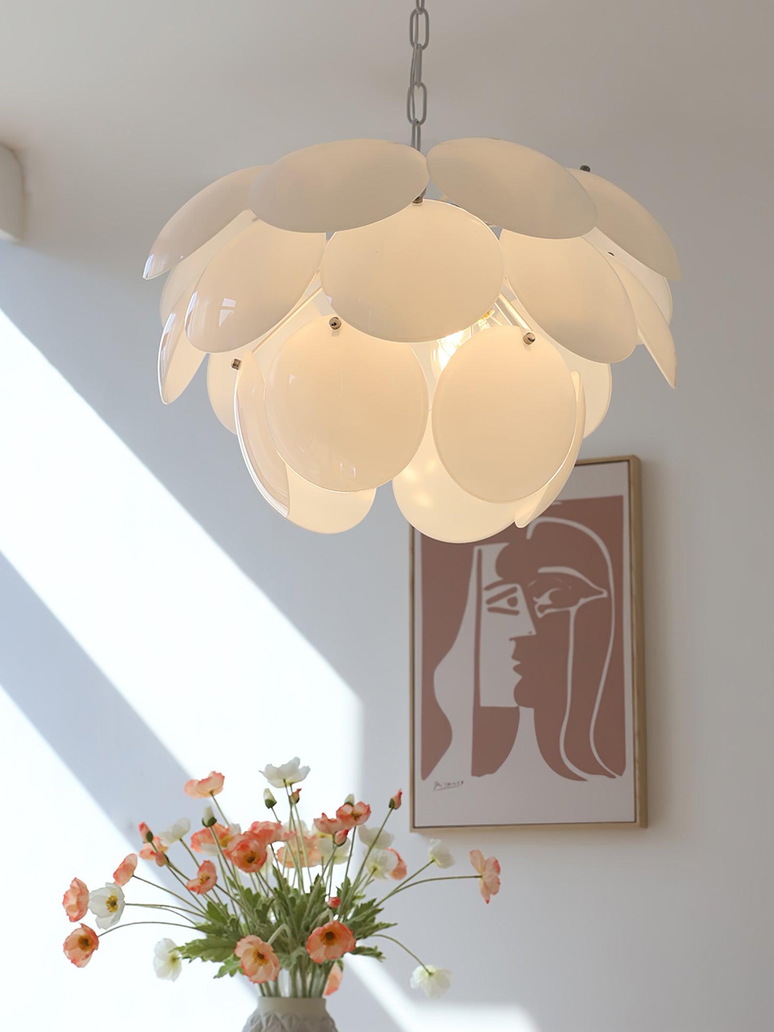 Sophia Minimalistischer Glas-Kronleuchter-Letslighting