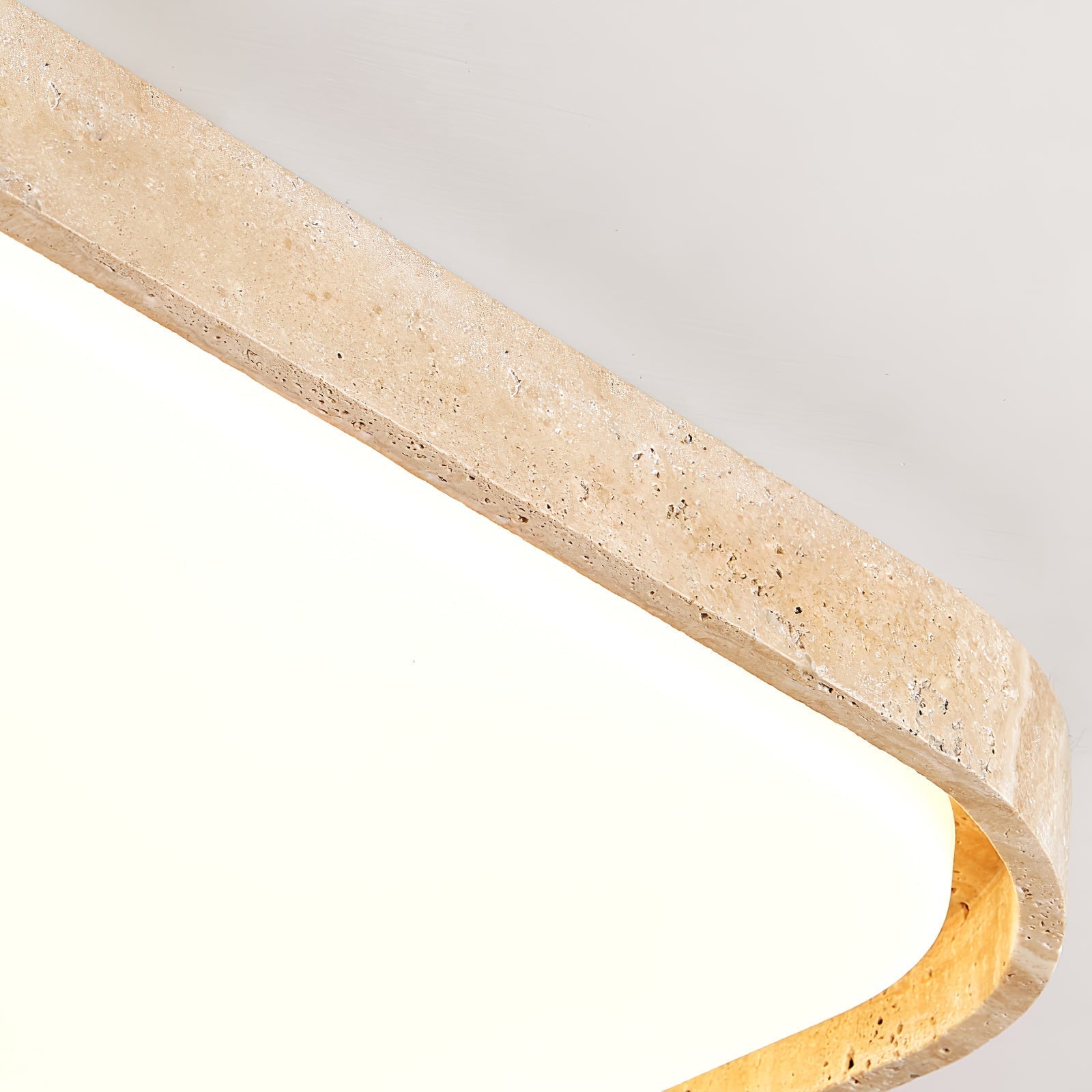 Aisle Travertine Square Ceiling Light - Neutralighting