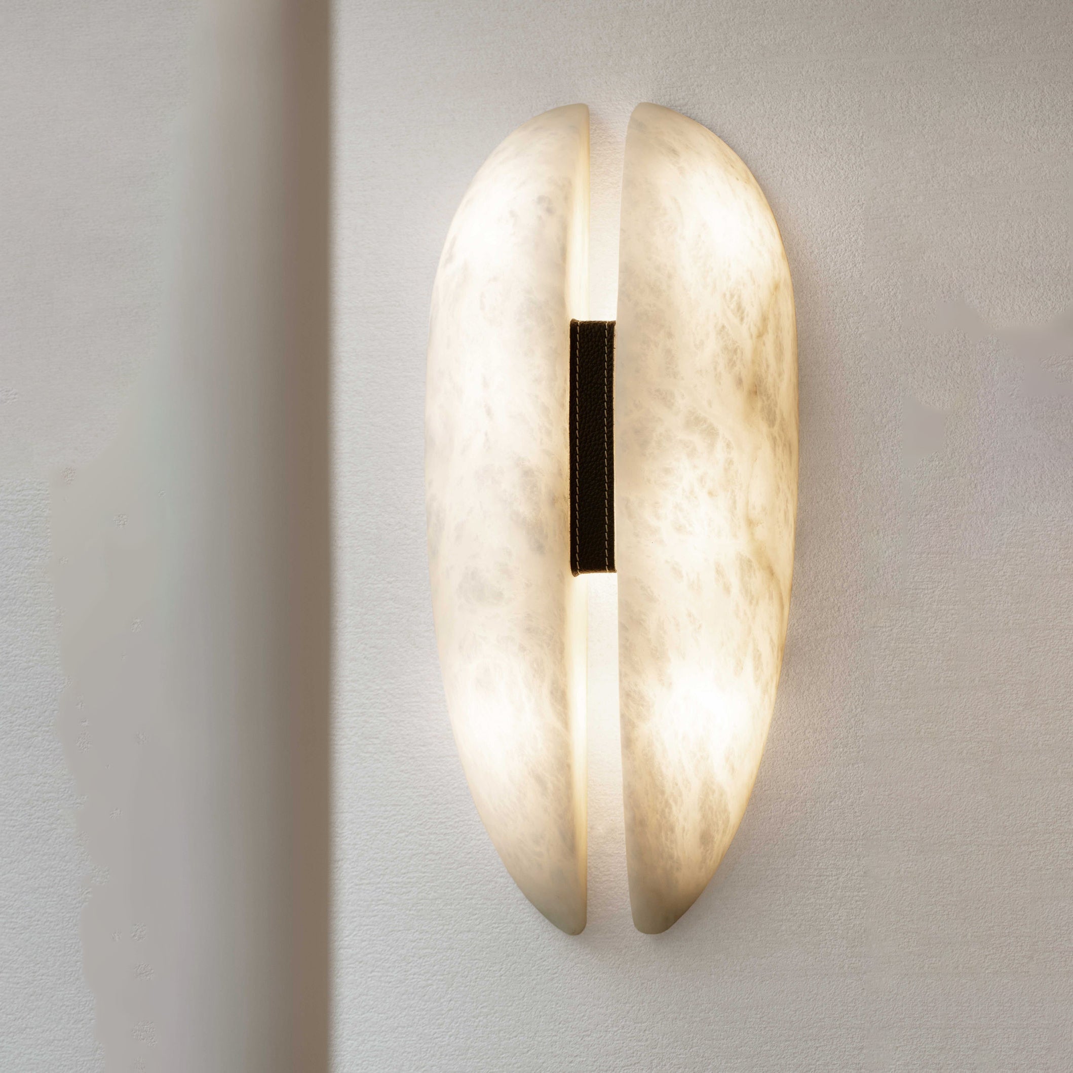 Lysilarae Premium Nordic Brass Alabaster Wall Lamp - Letslighting