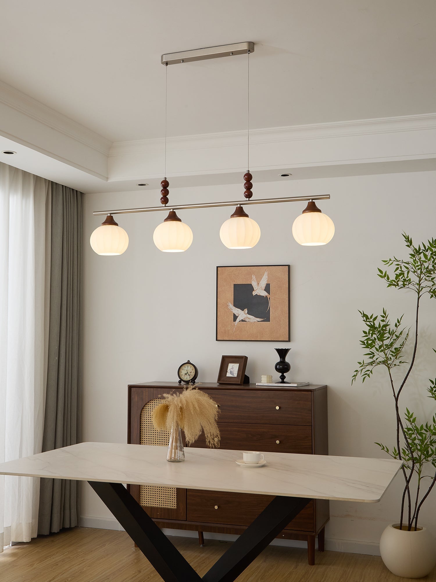 Vento Retro Glas Pendelleuchte-Letslighting