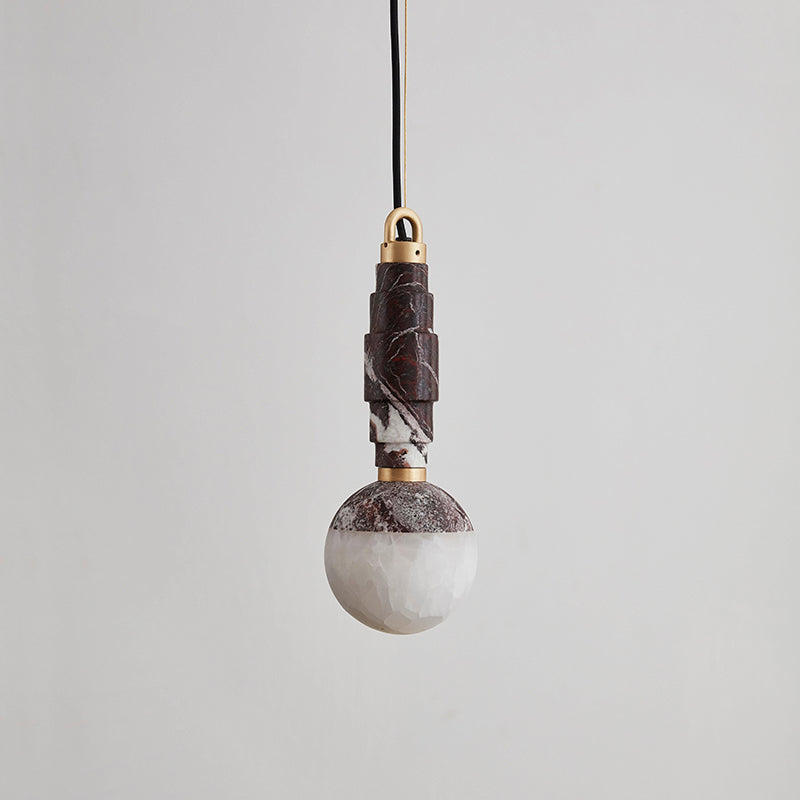 Vevinir Modern Minimalist Marble Alabaster Pendant Lamp - Letslighting