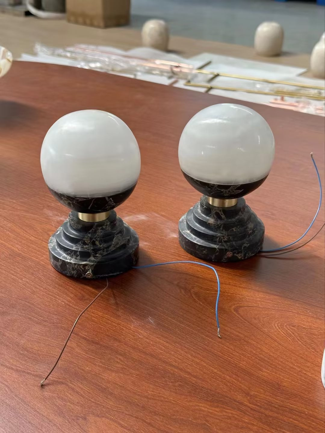 Nythee Modern Minimalist Brass Marble Wall Lamp - Letslighting