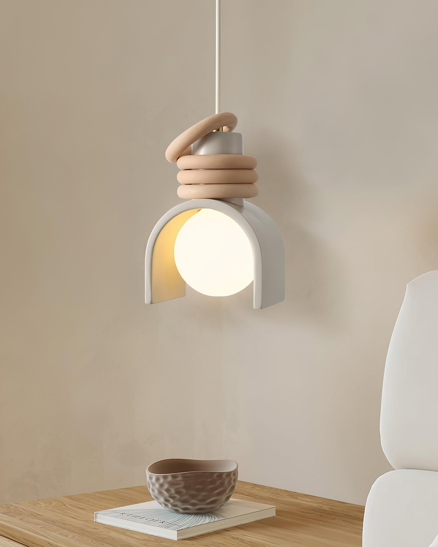 Pendant Light With Glass Globe Warms Dining Rooms Artistic - Letslighting