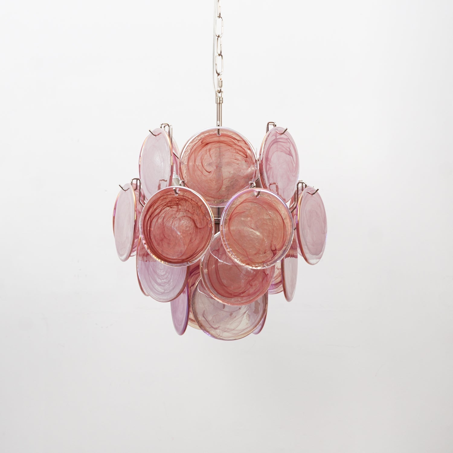 Aurora Chandelier Multicolor Murano Disc Layered Artistic - Neutralighting