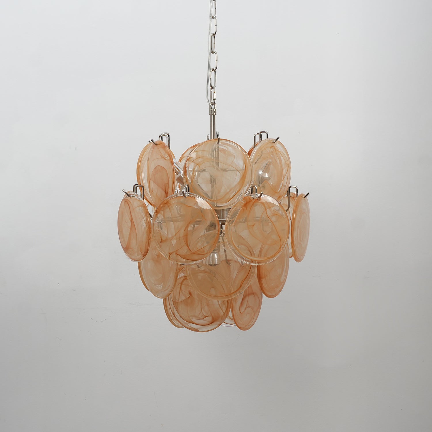 Aurora Chandelier Multicolor Murano Disc Layered Artistic - Neutralighting