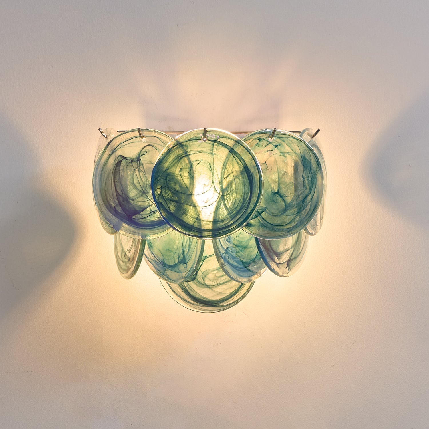 Aurora Wall Lamp Murano Glass Disc Artistic - Blowlighting
