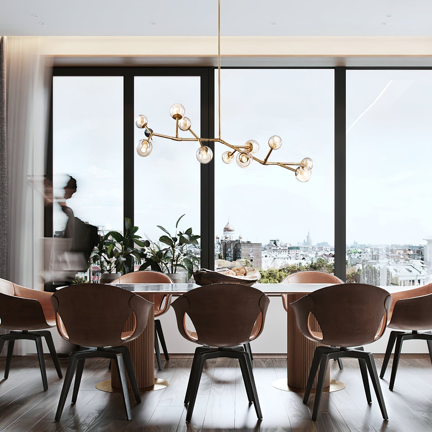 Colton Luxus-Kronleuchter aus Metall-Letslighting