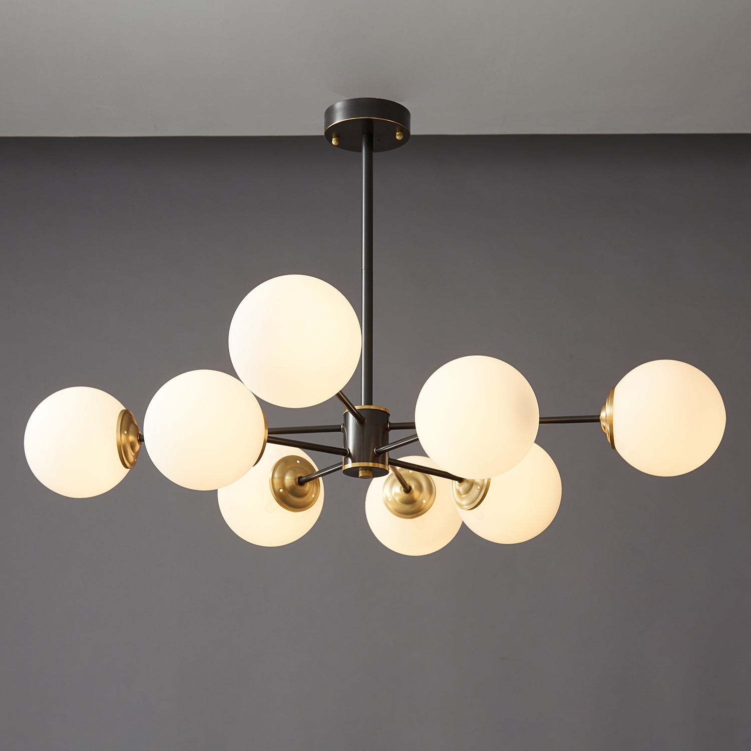 Catalos Moderner Premium-Kronleuchter aus Messing und Glas-Letslighting