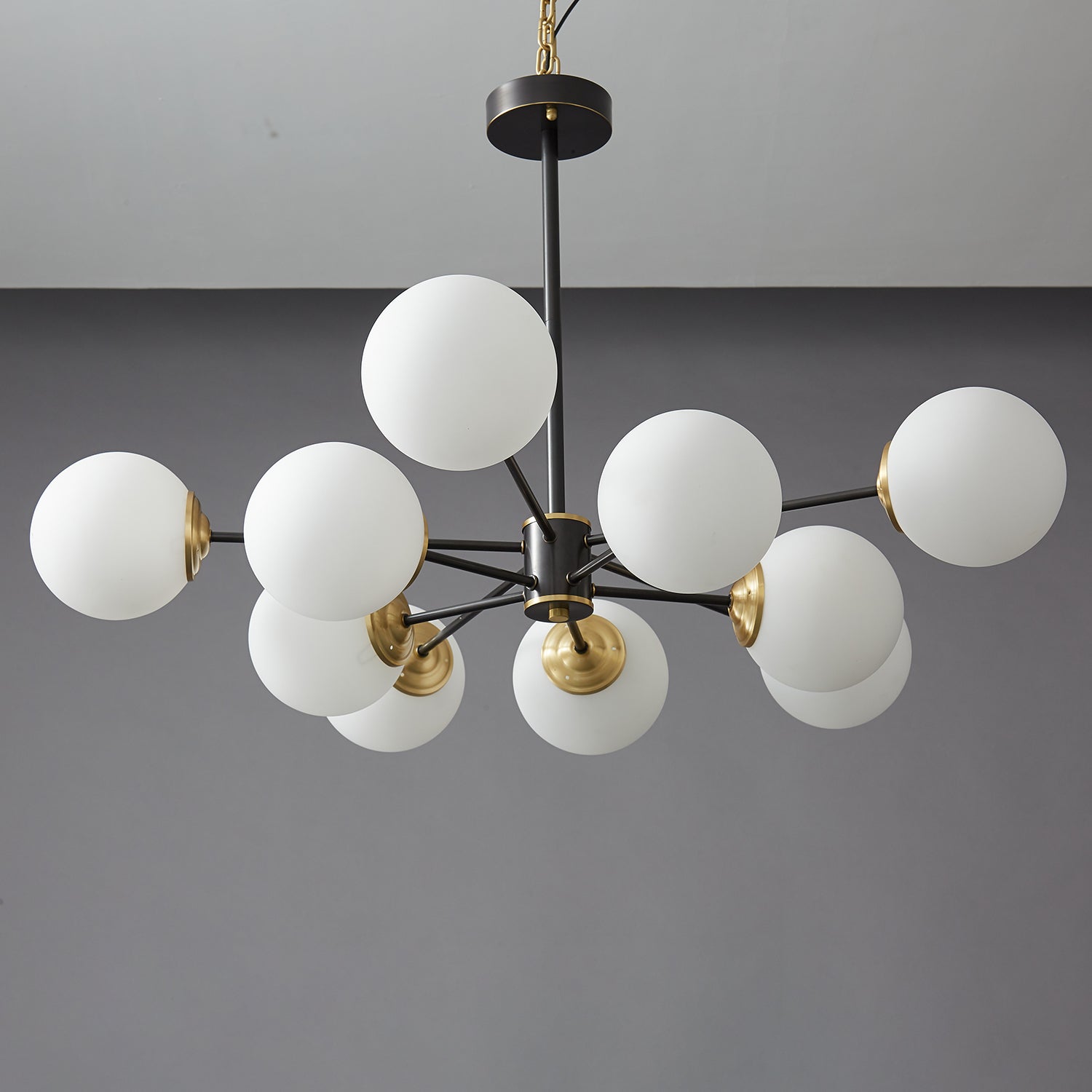 Catalos Moderner Premium-Kronleuchter aus Messing und Glas-Letslighting