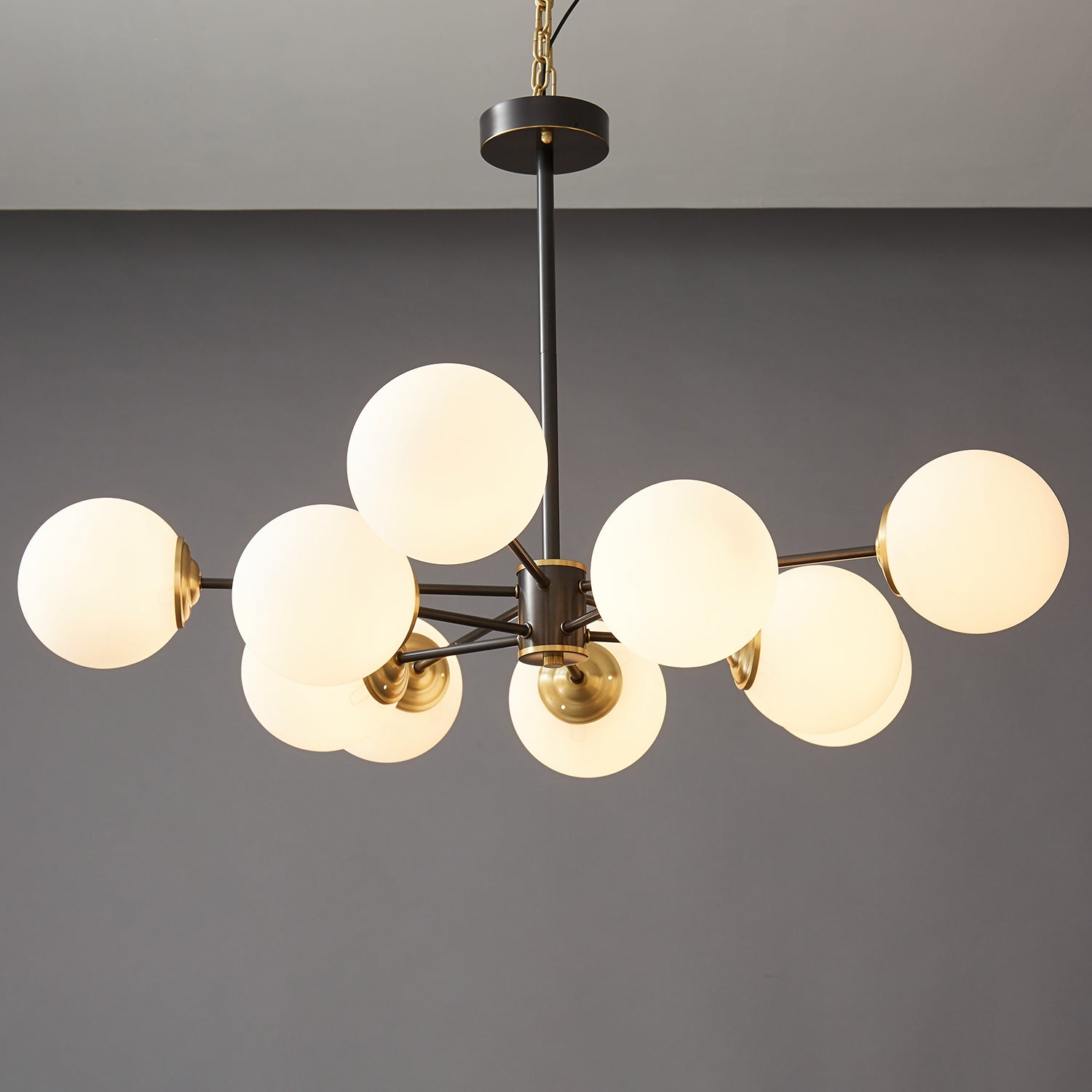 Catalos Moderner Premium-Kronleuchter aus Messing und Glas-Letslighting