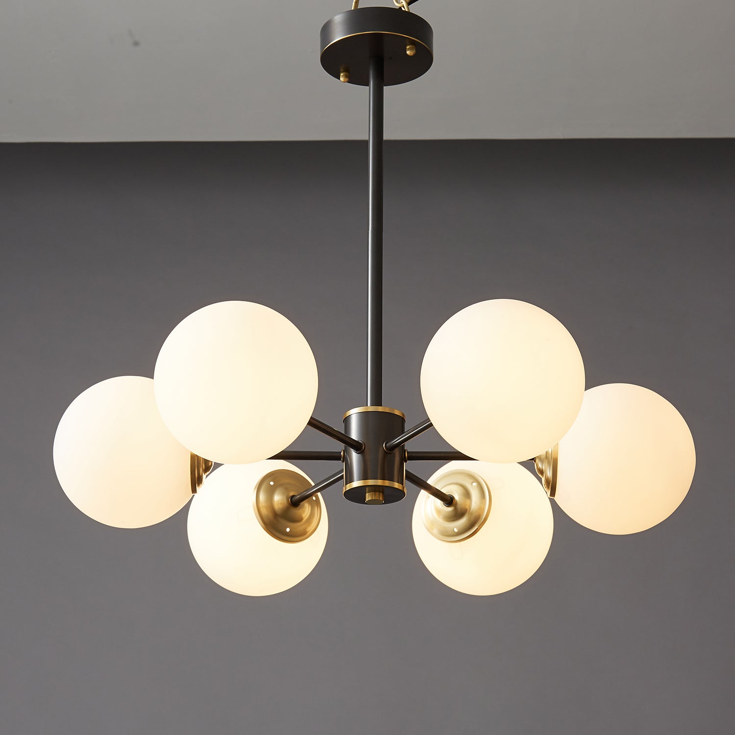 Catalos Moderner Premium-Kronleuchter aus Messing und Glas-Letslighting