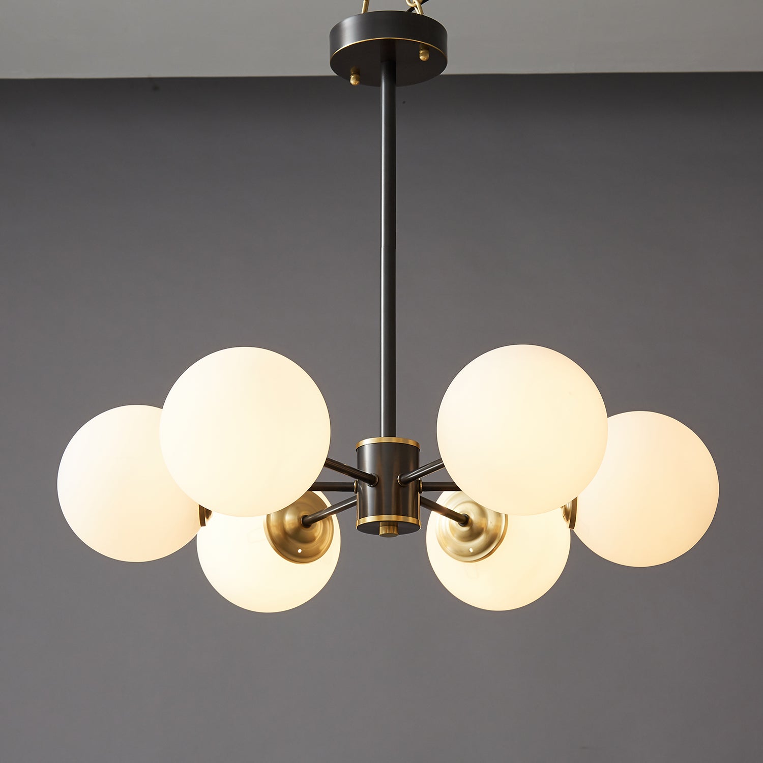 Catalos Moderner Premium-Kronleuchter aus Messing und Glas-Letslighting