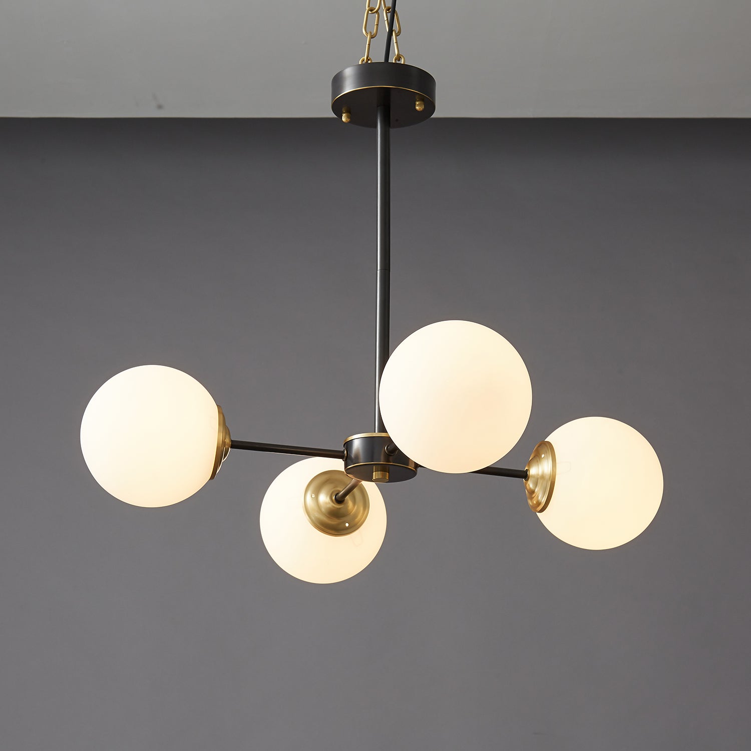 Catalos Moderner Premium-Kronleuchter aus Messing und Glas-Letslighting