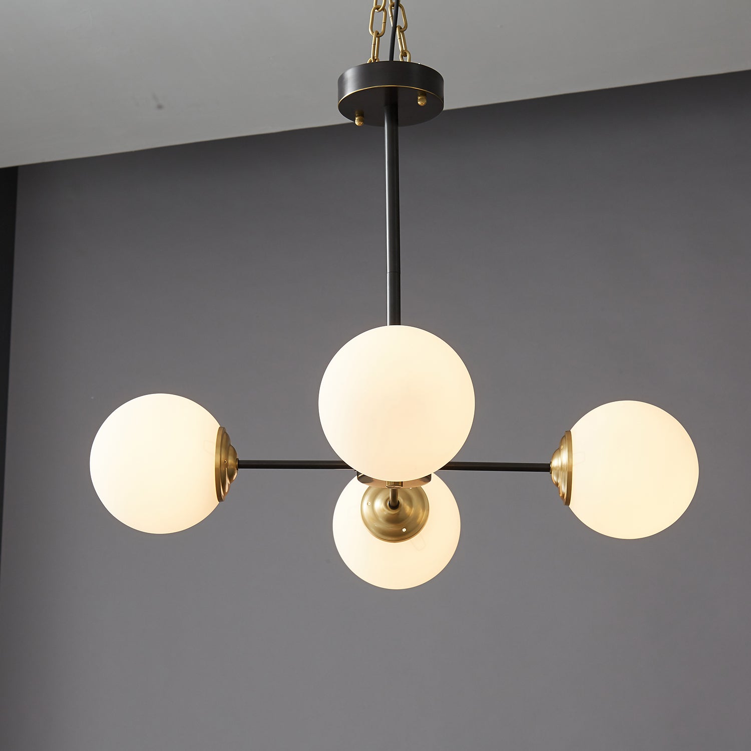 Catalos Moderner Premium-Kronleuchter aus Messing und Glas-Letslighting