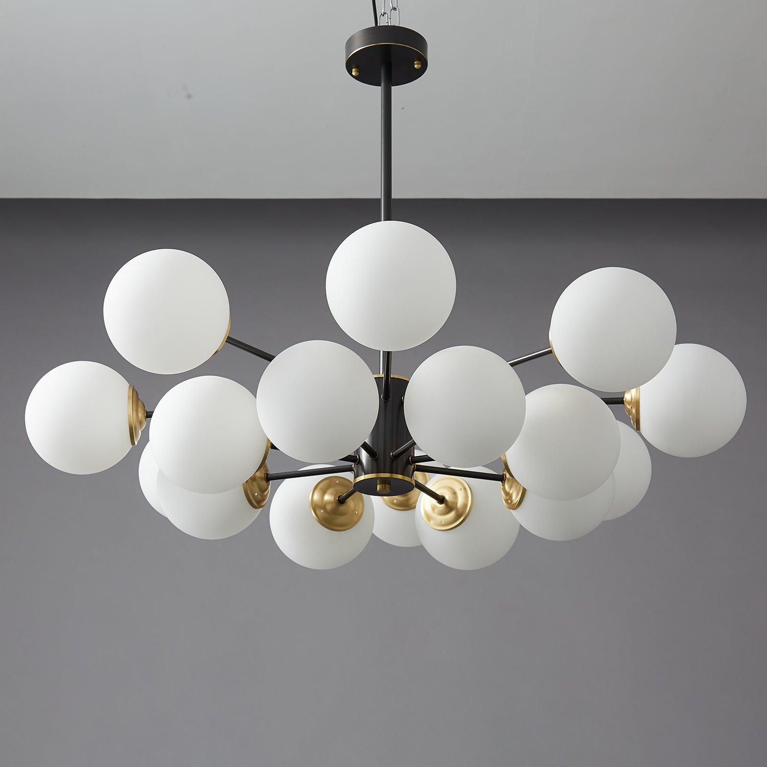 Catalos Moderner Premium-Kronleuchter aus Messing und Glas-Letslighting