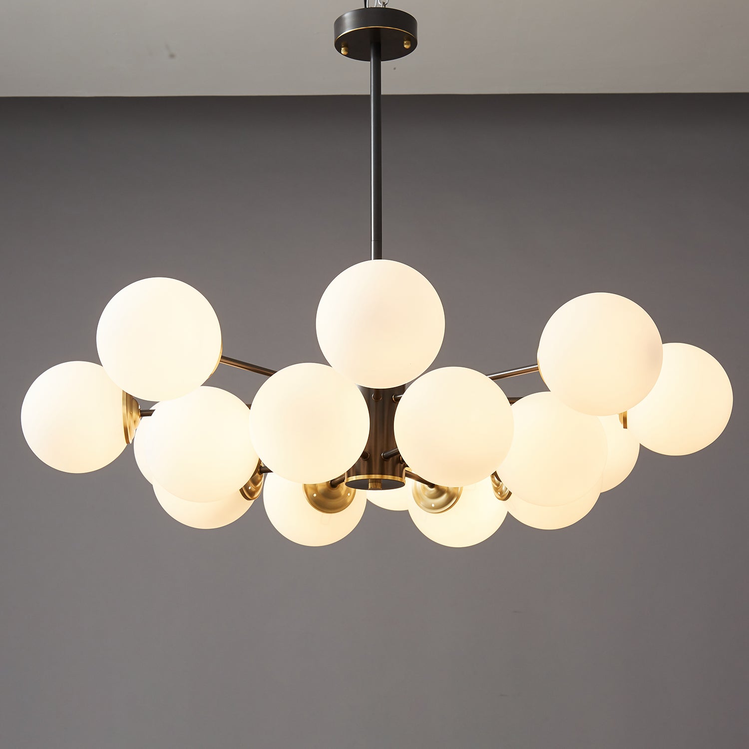Catalos Moderner Premium-Kronleuchter aus Messing und Glas-Letslighting