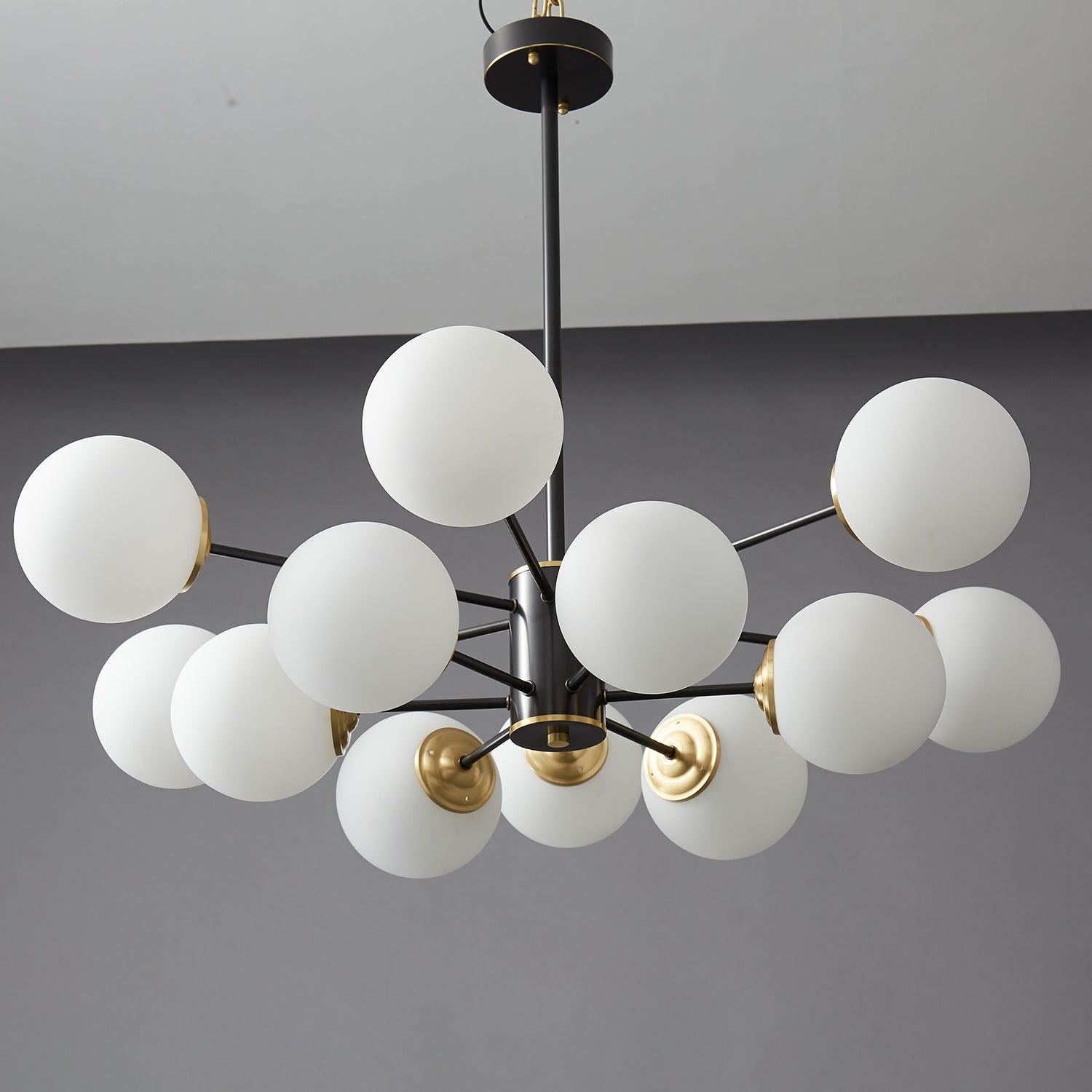 Catalos Moderner Premium-Kronleuchter aus Messing und Glas-Letslighting