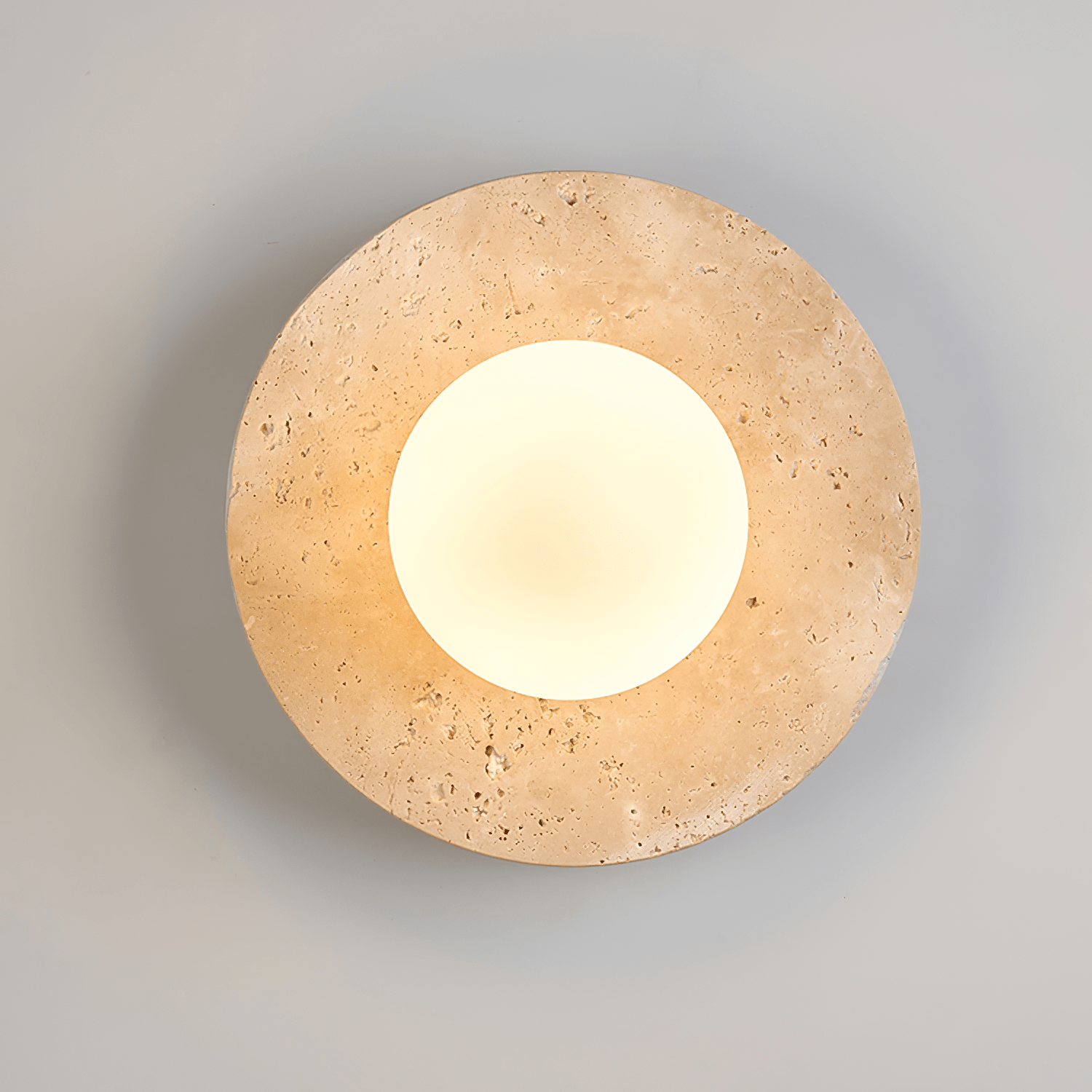 Vesolyra Travertine Ceiling Light - Neutralighting