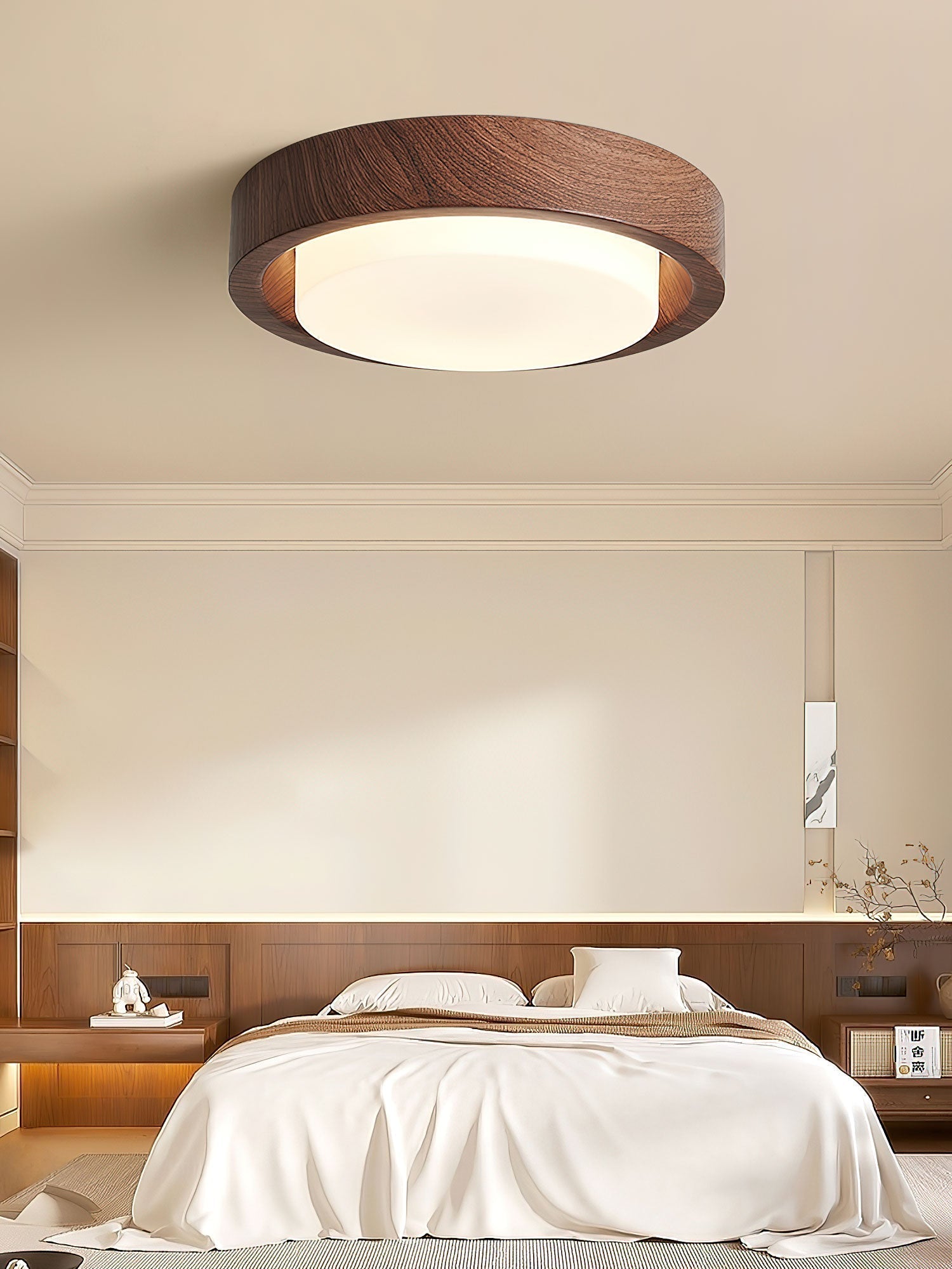 Daniel Minimalistische Deckenleuchte aus Holz-Letslighting