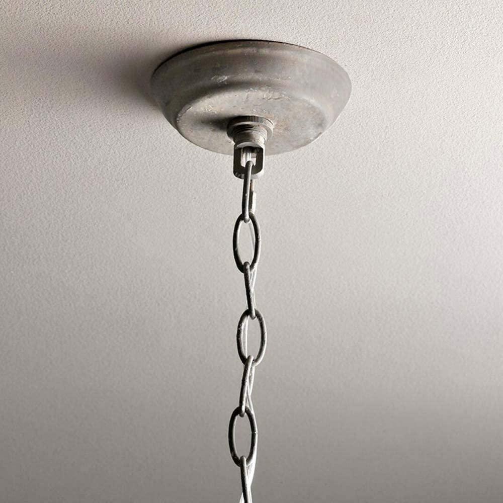 Lustra Kronleuchter Retro Käfig Grau Kerze-Letslighting