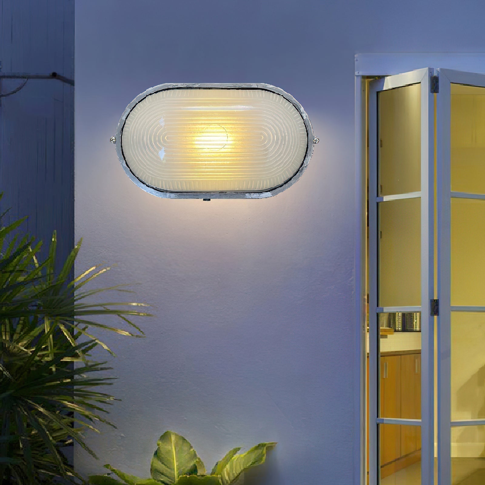 Oshaen Vintage Echo Glas Wandleuchte-Letslighting