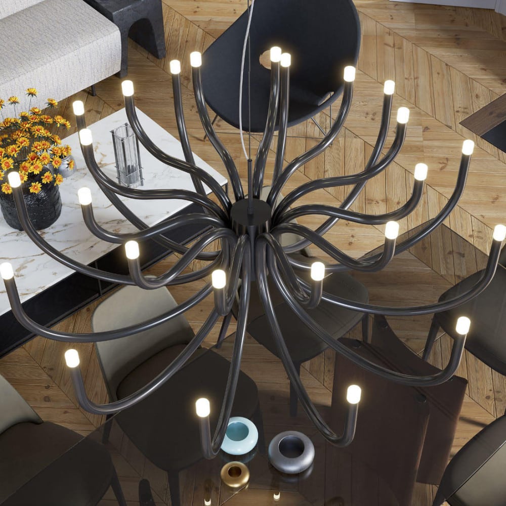 Myvenara Moderner Kronleuchter aus Messing-Letslighting