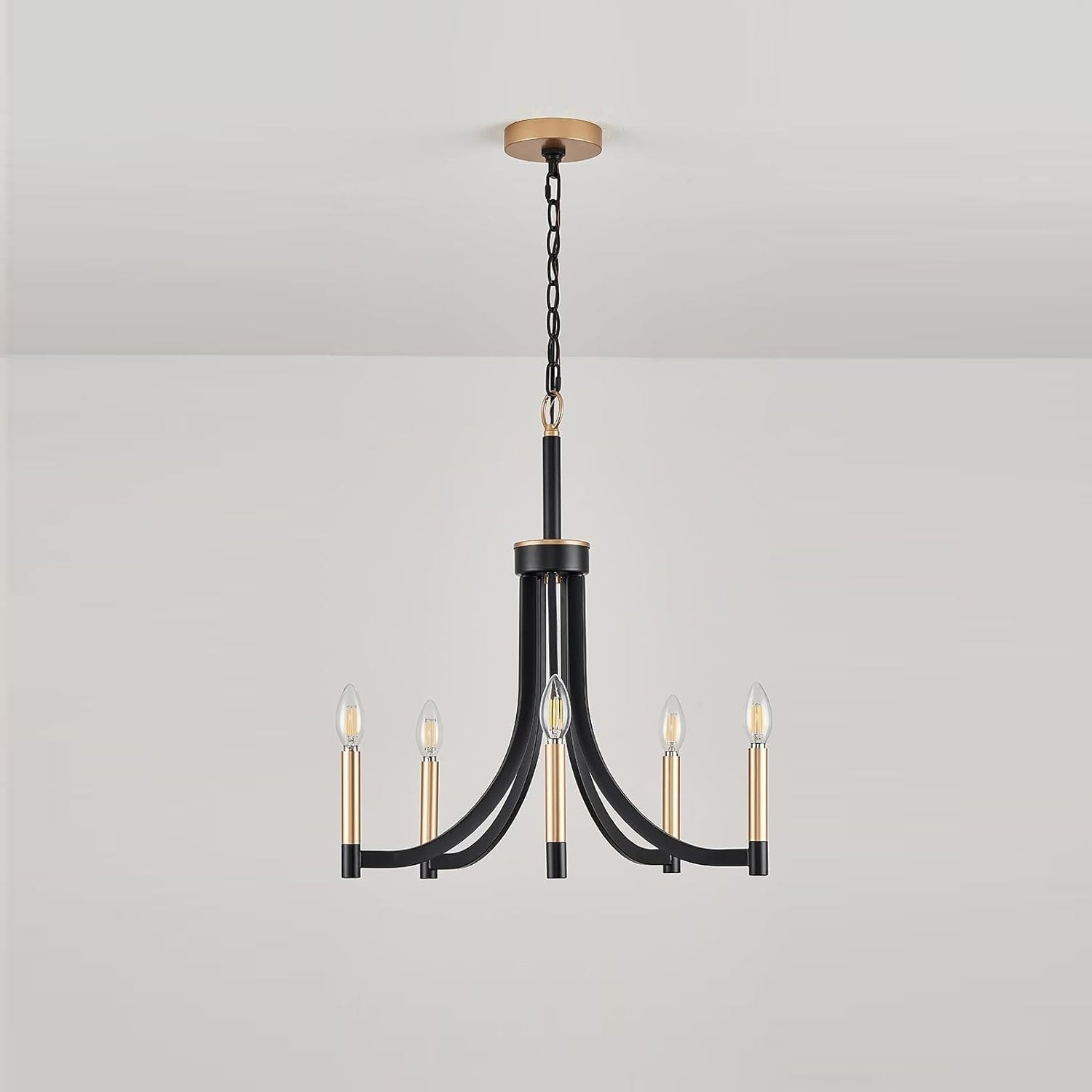 Ceshaora Vintage Industrie Messing Kronleuchter-Letslighting