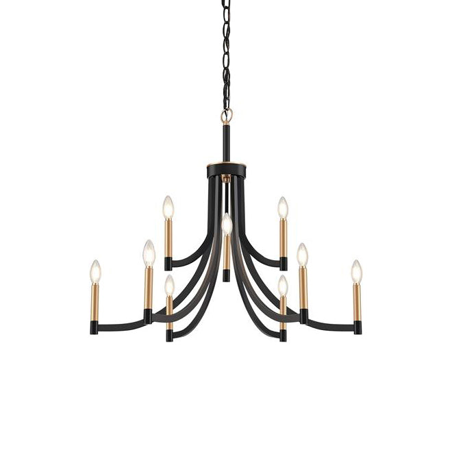 Ceshaora Vintage Industrie Messing Kronleuchter-Letslighting